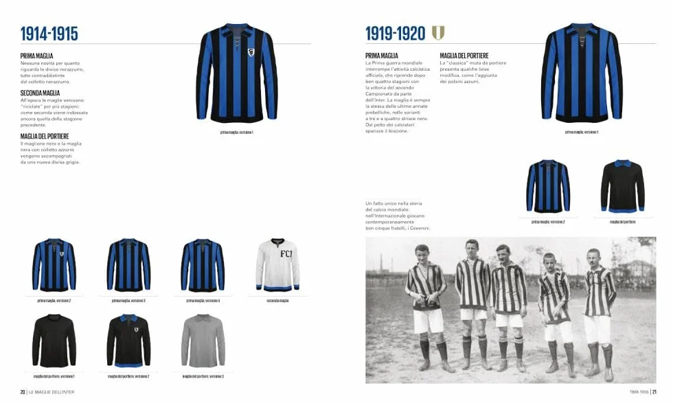 Le maglie dell'Inter. Tutte le divise nerazzurre dal 1908 a oggi. Nuova ediz.