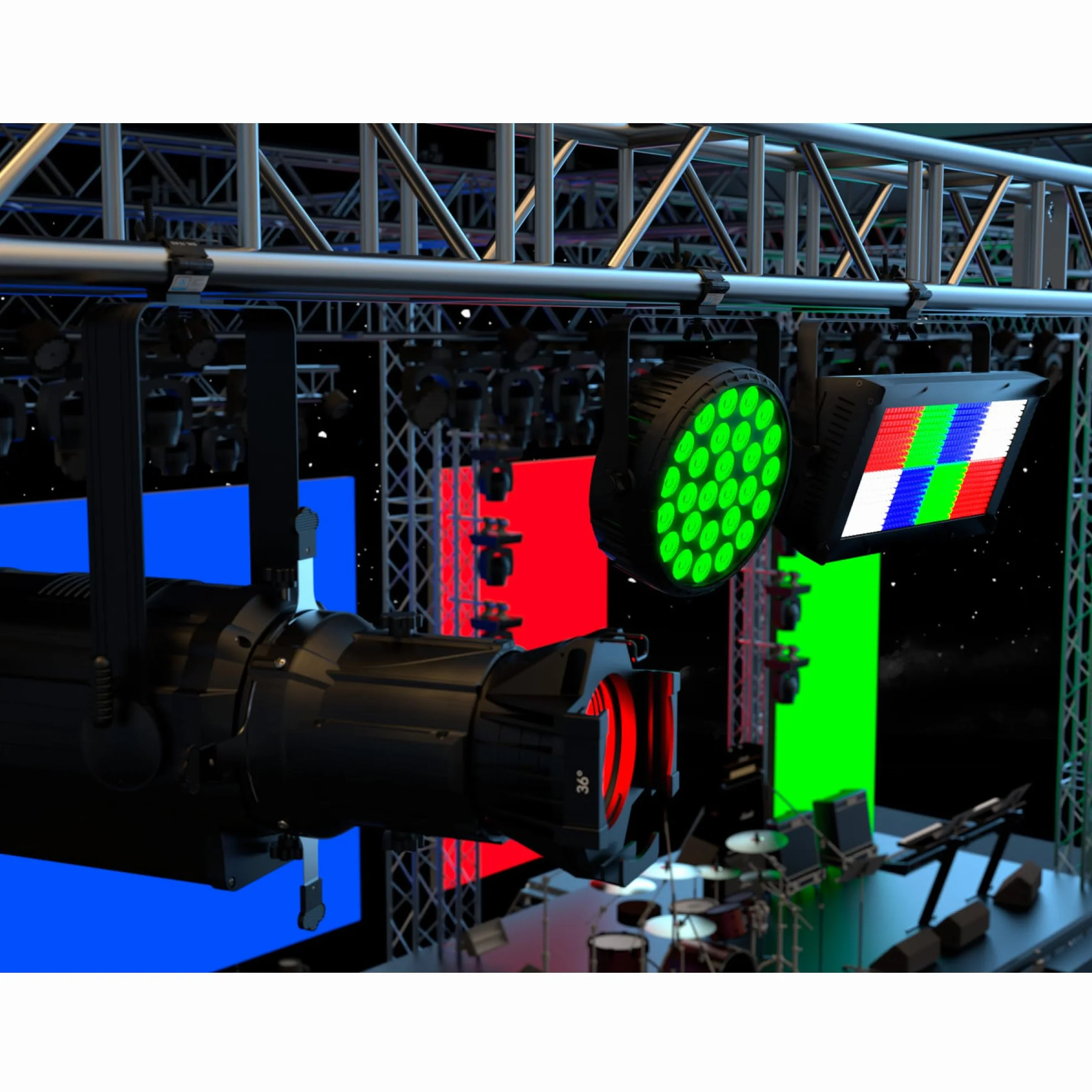 Audibax ACP-354075BK - Pazur Truss o średnicy 35-40mm - Hak do Truss o maksymalnym obciążeniu 75 kg - Zacisk do świateł scenicznych - Zacisk do mocowania głowicy ruchomej