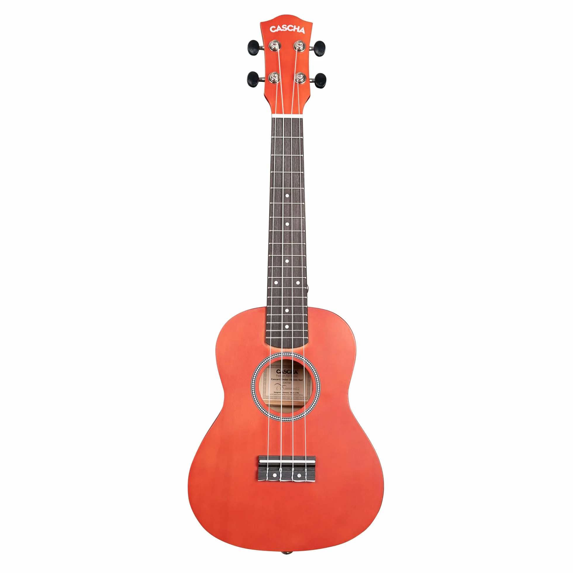 Concert Ukulele Linden Red z torbą
