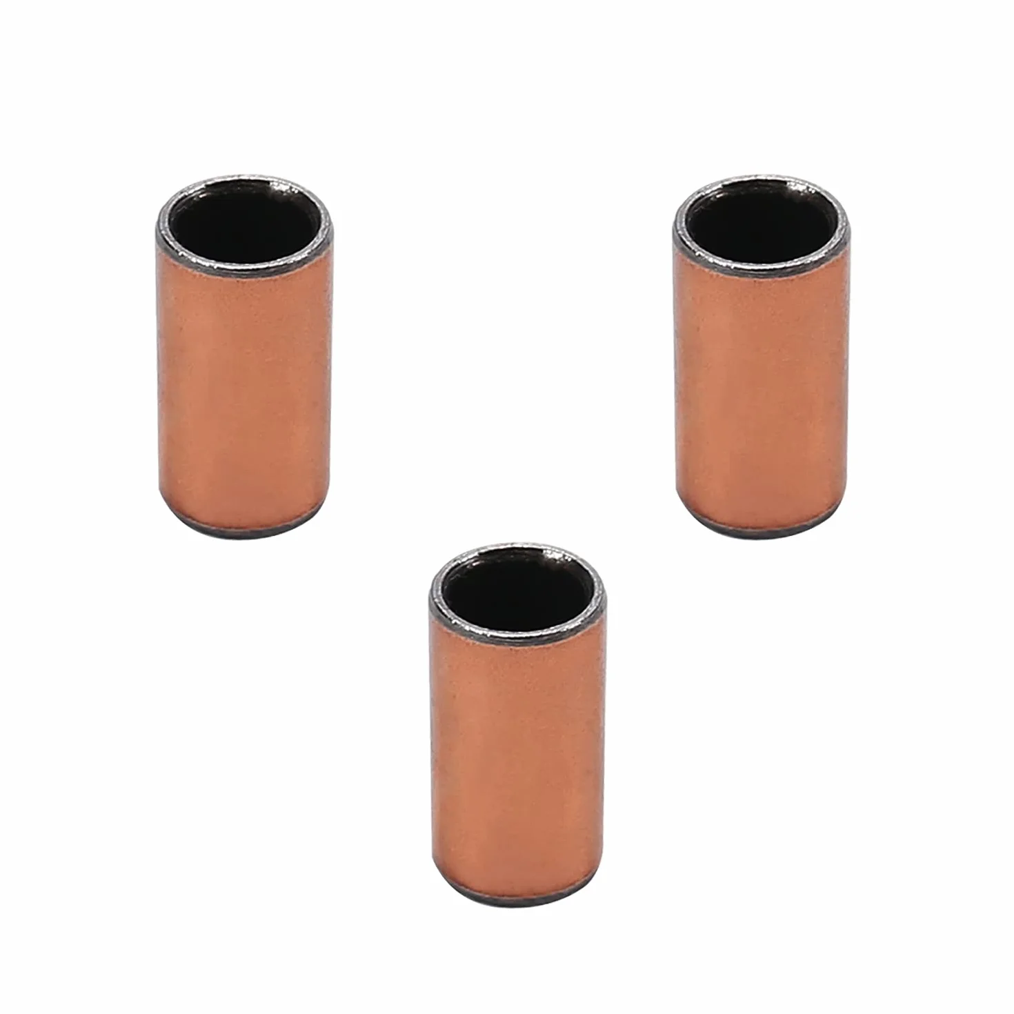 Othmro Łożysko tulei 6 mm otwór x 8 mm OD x 15 mm długości łożyska gładkie owinięte tuleje bezolejowe opakowanie 3 szt