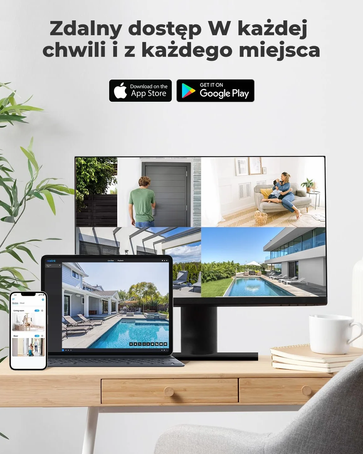 Reolink Inteligentna, Zewnętrzna Kamera Monitoringu PoE 5MP z Wykrywaniem Ludzi/Pojazdów, Pogodoodoprność IP66, Kamera CCTV IP z Slotem Karty microSD, Kamera Monitoringu z Nagrywaniem Audio RLC-510A