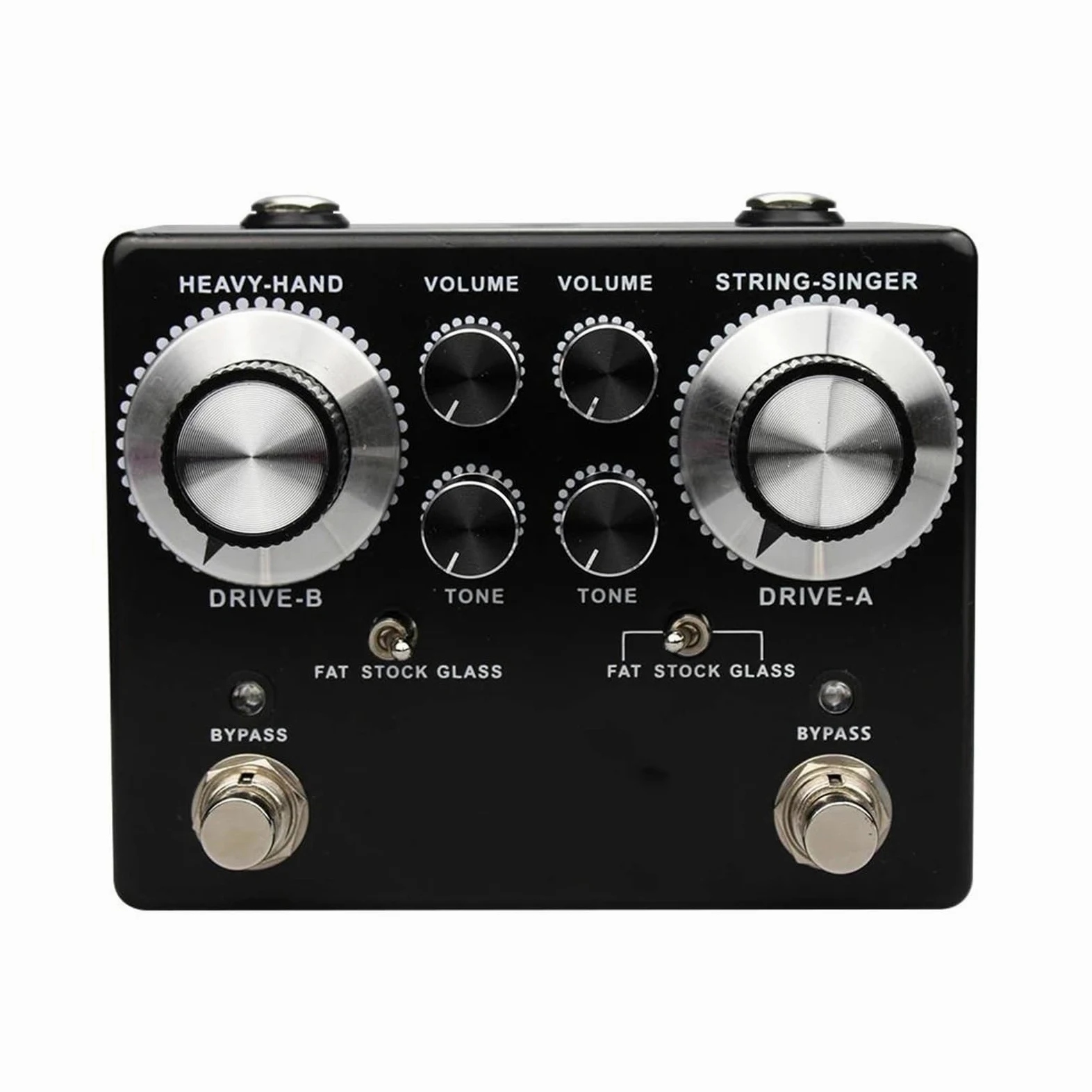 Standardowy Pedał Efektowy Do Gitary Pedał Efektów Gitarowych Overdrive Profesjonalne Akcesoria Do Ćwiczeń Wykonawczych(Black)