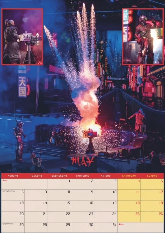 Iron Maiden Posterkalender 2025: Das war Ein Jahr mit Edward the Head für alle Fans der New Wave of British Heavy Metal. Wandkalender. 29,7 x 42 cm. Hochformat