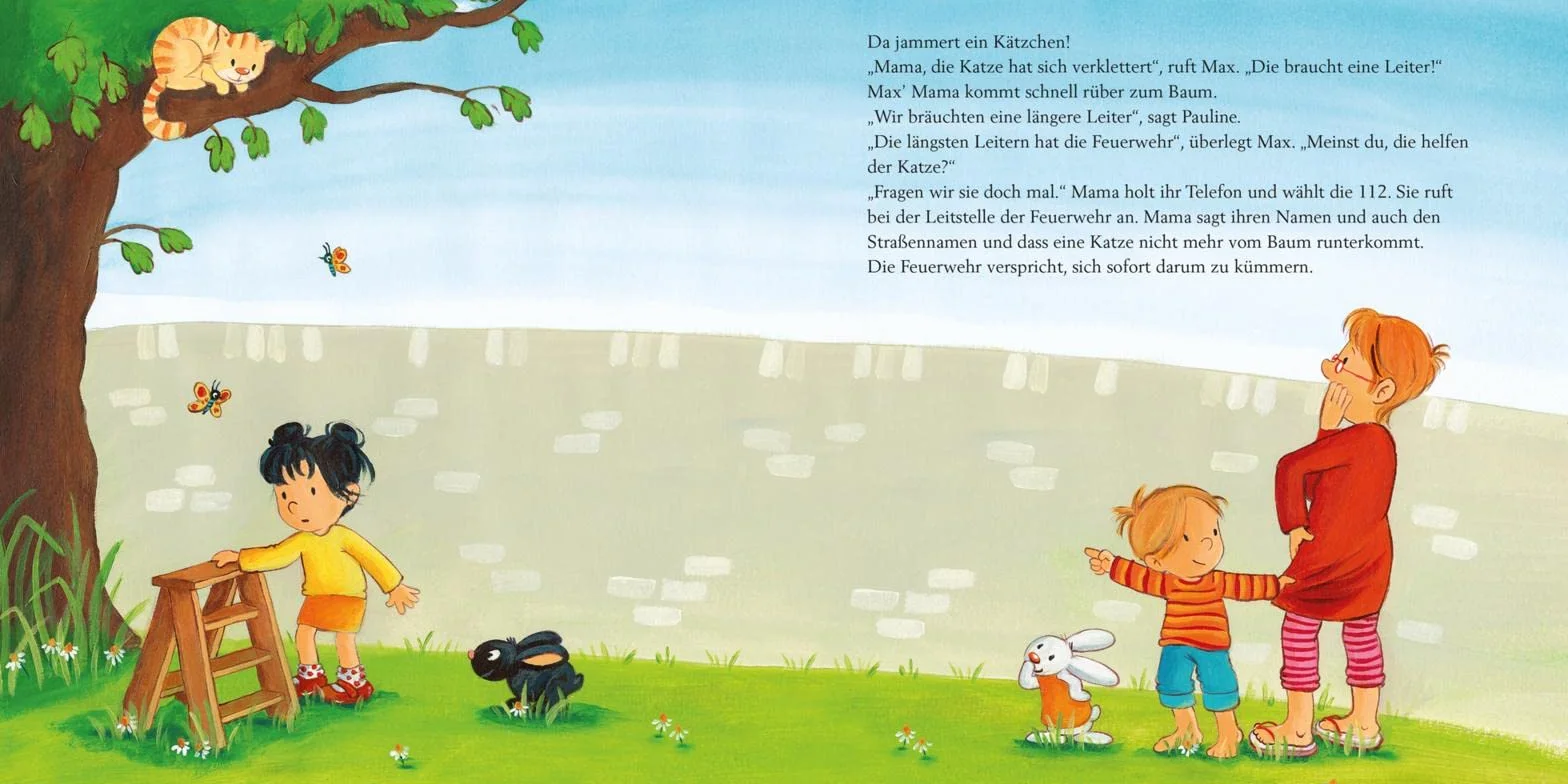 LESEMAUS 55: Max und die Feuerwehr: Spannendes Bilderbuch mit vielen Infos über die Feuerwehr und ihre Einsätze | Für Kinder ab 3 Jahren