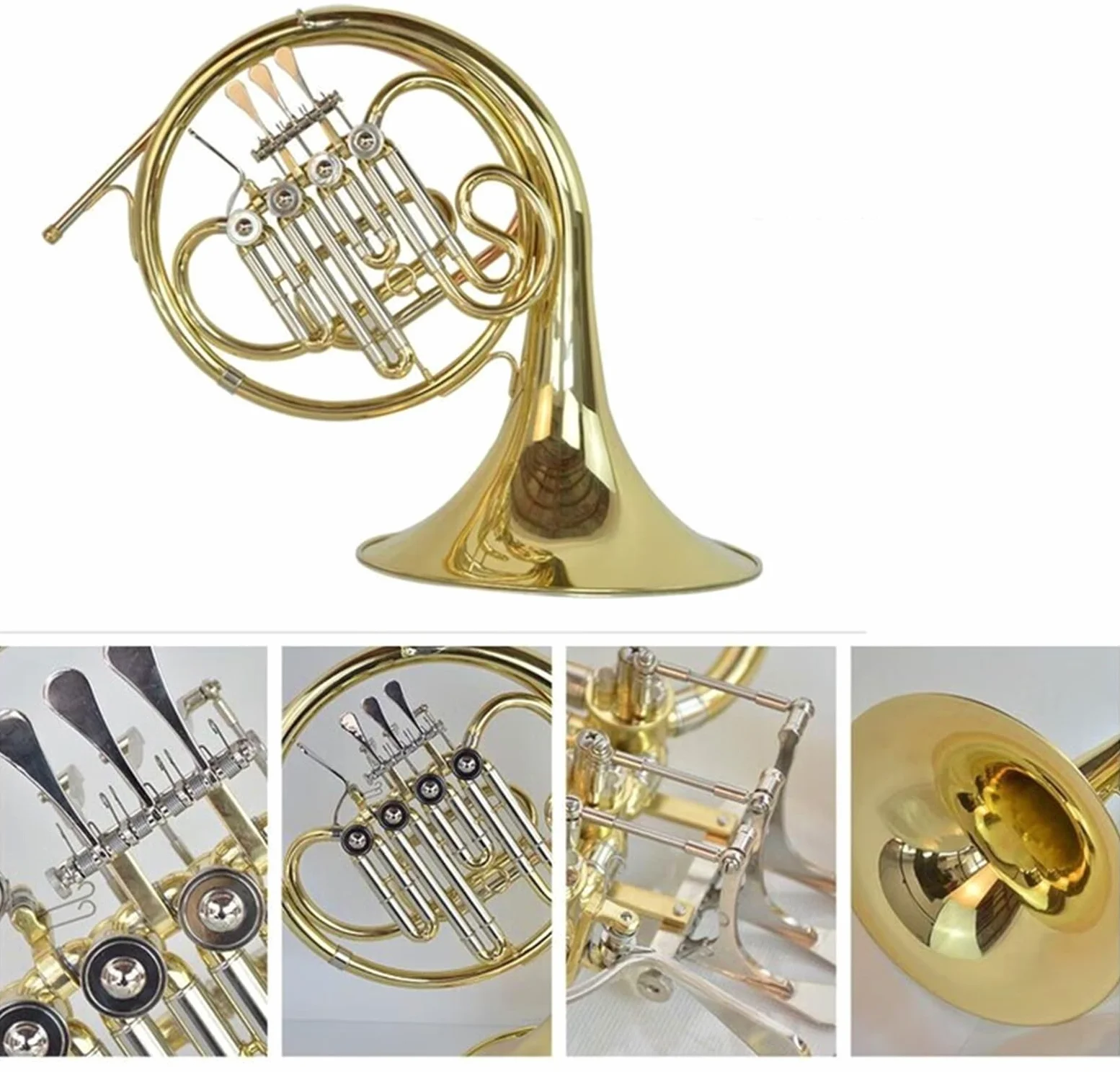 Waltornia Muzyczna Egzamin Dla Początkujących Na Róg Francuski Wybór Klucza(Four-key single row B/F)