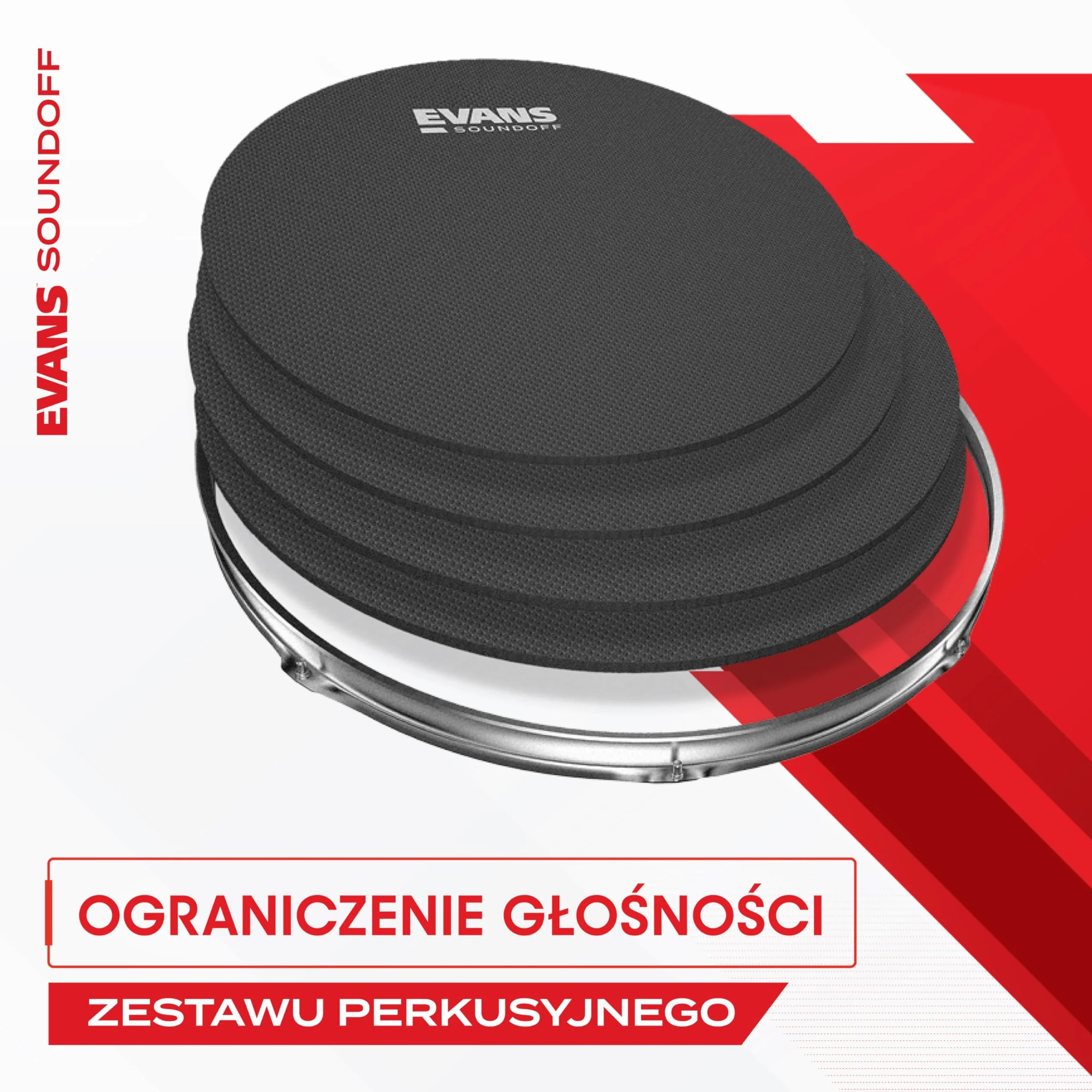 Evans Sound Off Mute Pack Rock 10,12,14,16 - Akcesorium do perkusji