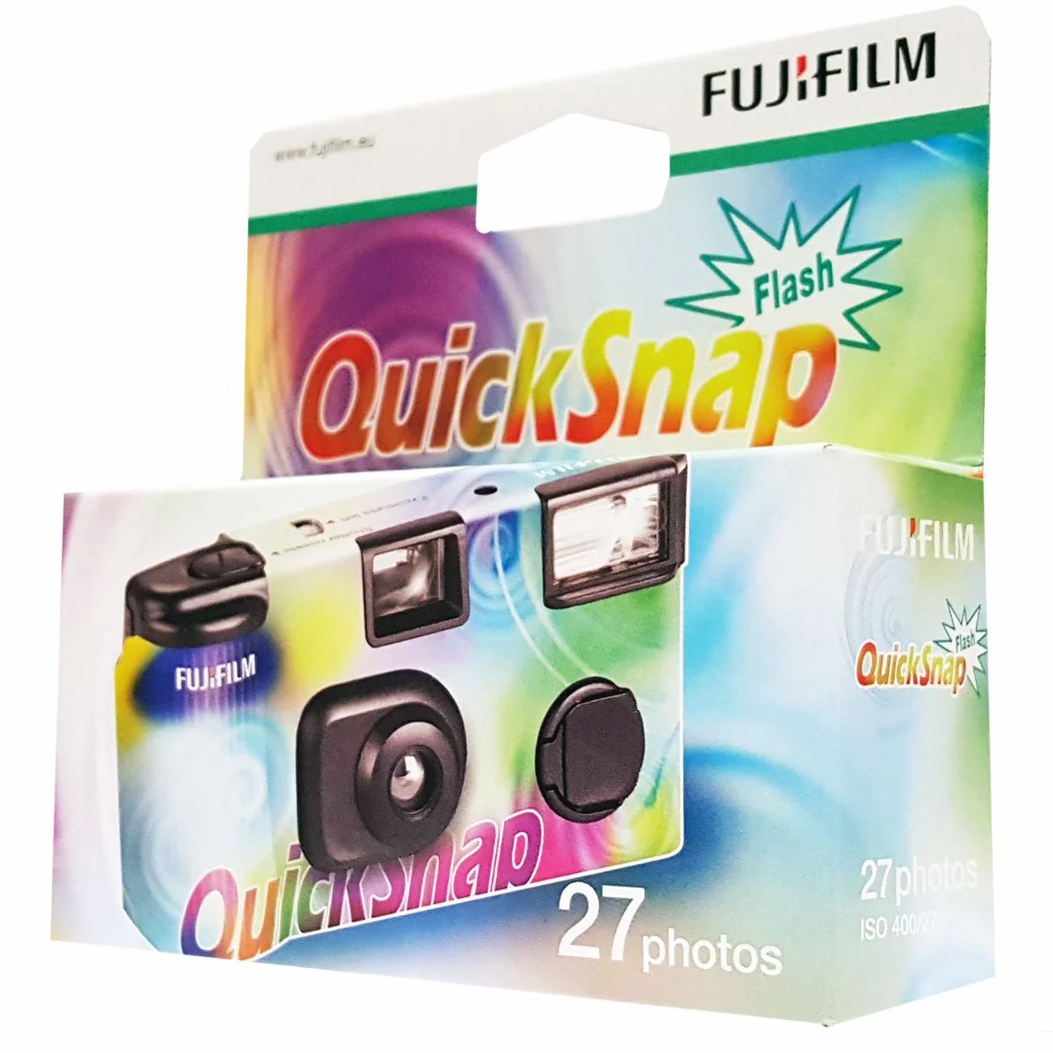 5 x jednorazowe kamery Fujifilm Quicksnap Flash, 27 zdjęć, z lampą błyskową