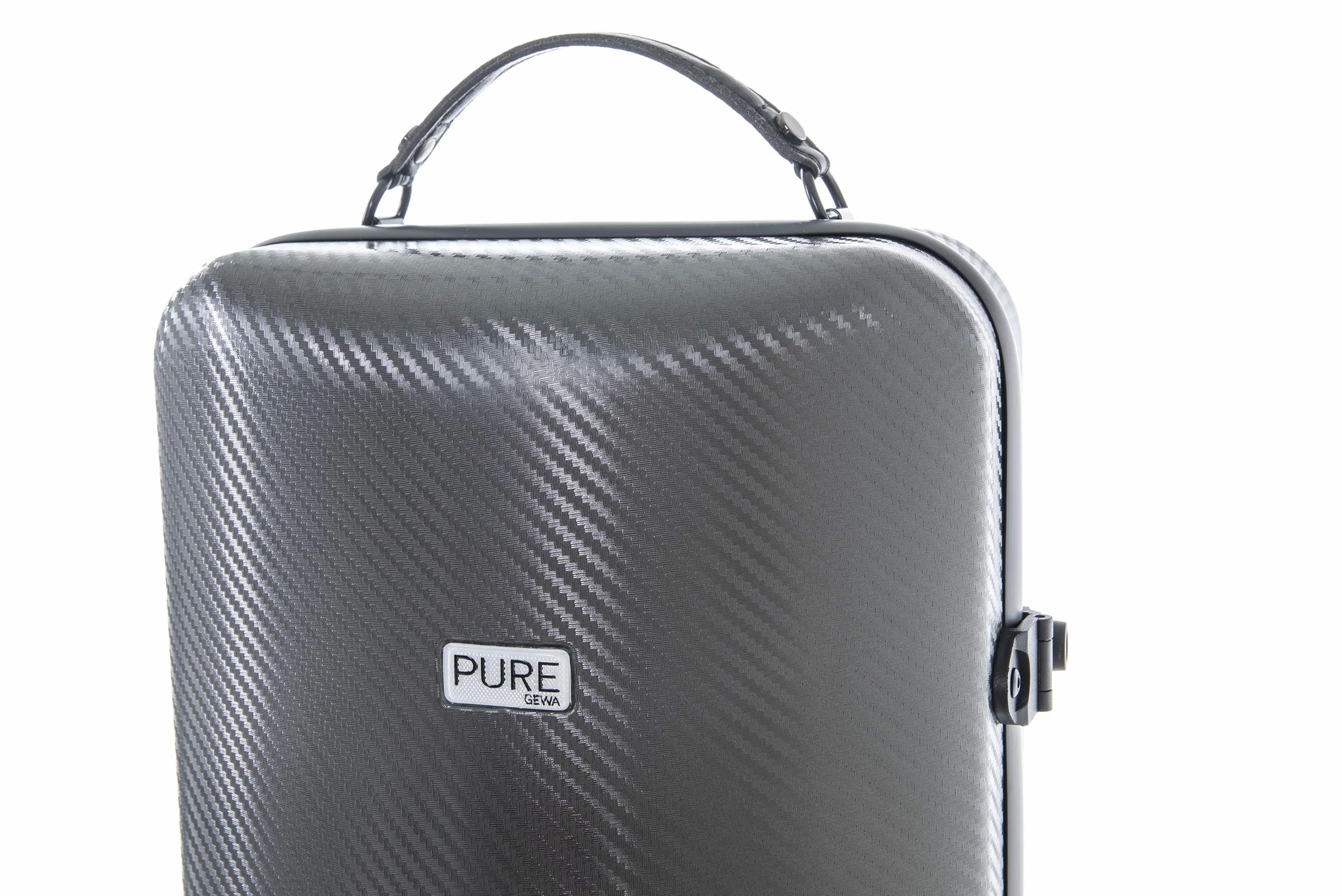 PURE GEWA Violinkoffer Polycarbonat 2.4 für Größe 4/4 grau