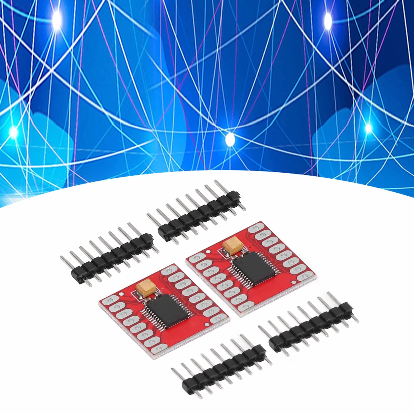 Podwójny Sterownik Silnika Krokowego i DC z H-Bridge – 2 Szt. Kontroler dla Robotyki i DIY – Zasilanie 2,5–13,5 V, Prąd do 1,2 A – Moduł Sterowania Silnikami Krokowymi i DC