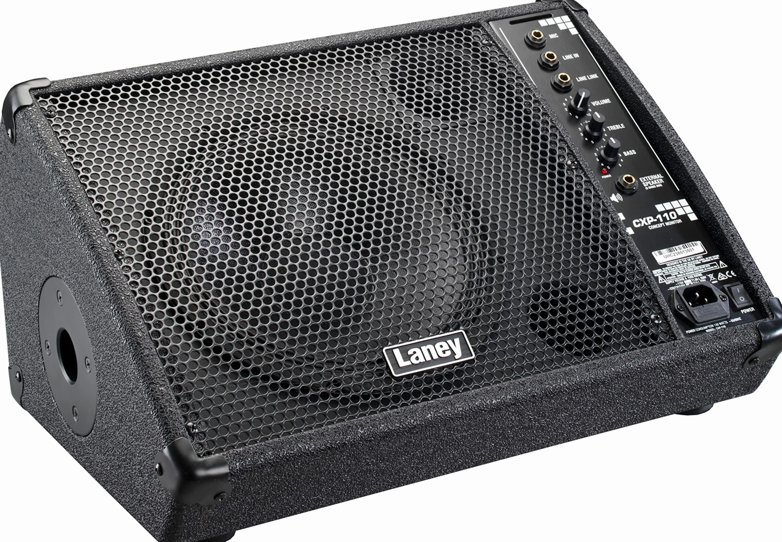 Laney CONCEPT Series CXP-110 - aktywny monitor sceniczny, 130 W, głośnik niskotonowy 25.4 cm, czarny