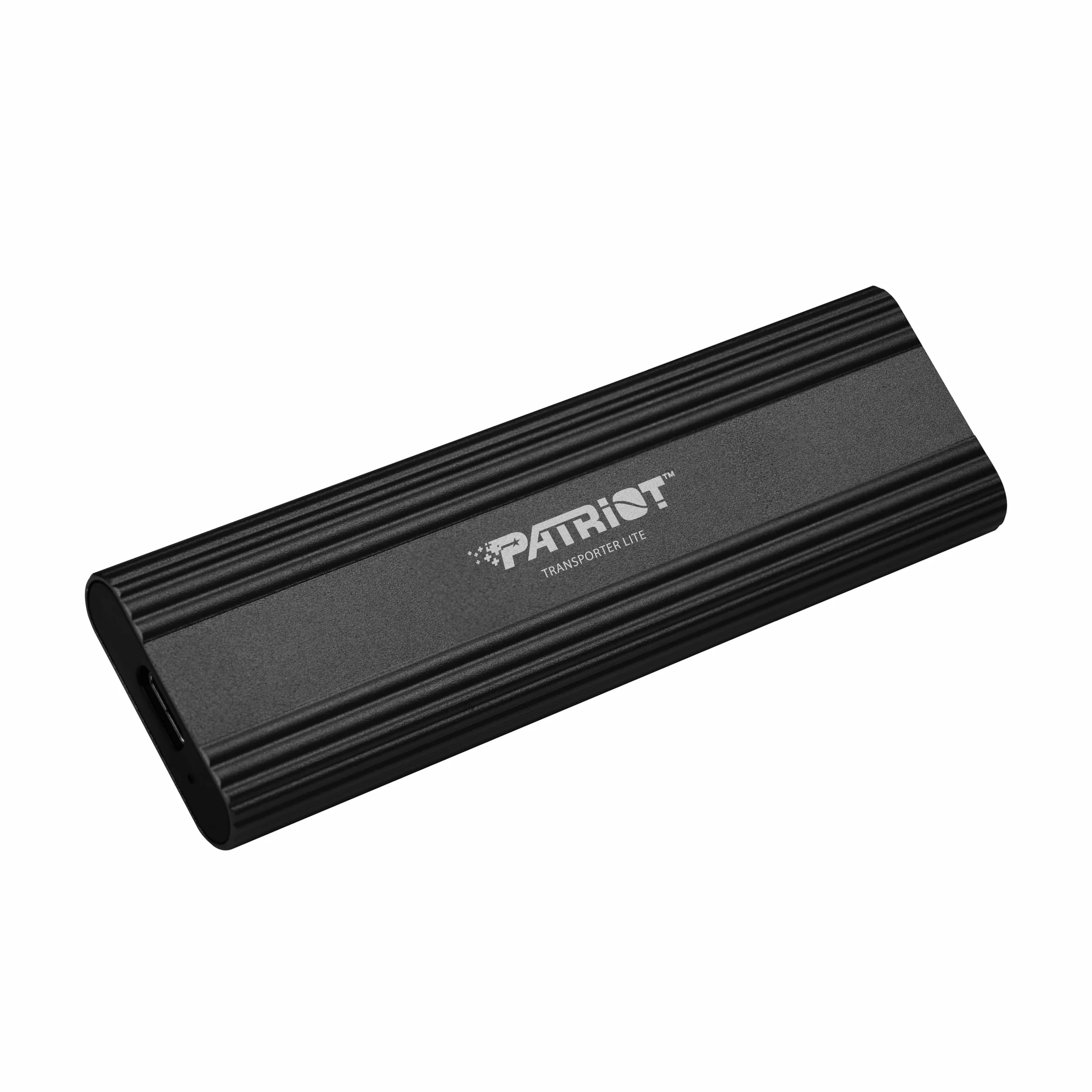 Patriot Transporter Lite 512 GB Type-C USB 3.2 Gen 2 Zewnętrzny przenośny dysk SSD, czarny - Odczyt sekwencyjny: do 1000 MB/s i zapis sekwencyjny: do 1000 MB/s - Zewnętrzny dysk SSD - PTPL512GPECB