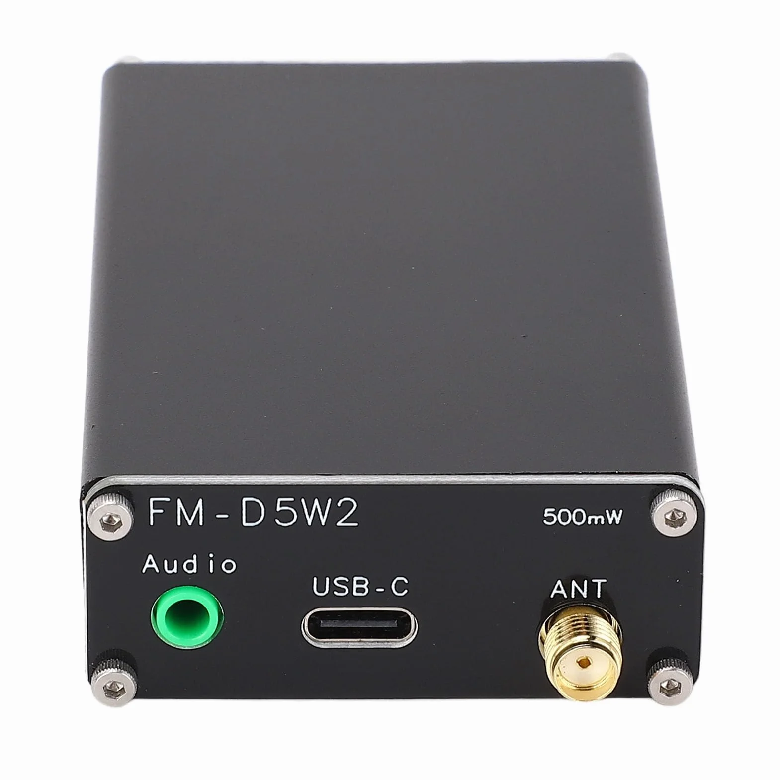 Cryfokt Nadajnik FM, Dalekiego Zasięgu 2000 M, Stereofoniczna Stacja Radiowa FM z Gniazdem Audio 3,5 Mm, 76 do 108 MHz, do Drive, Parkingu Przy Kinie, Szkolnego Supermarketu