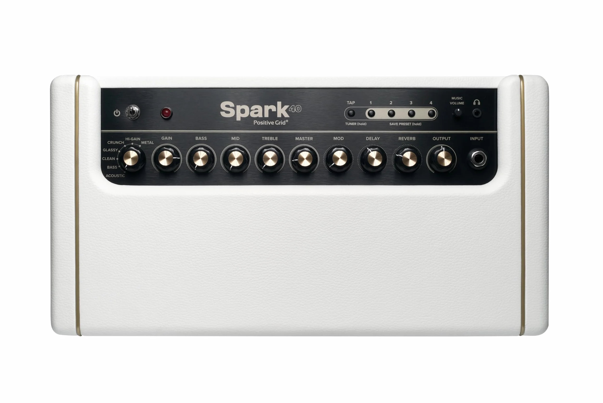 Positive Grid Spark Pearl wzmacniacz gitarowy & Torba podróżna, elektryczny, basowy i akustyczny, 40 W, combo, aplikacja mobilna