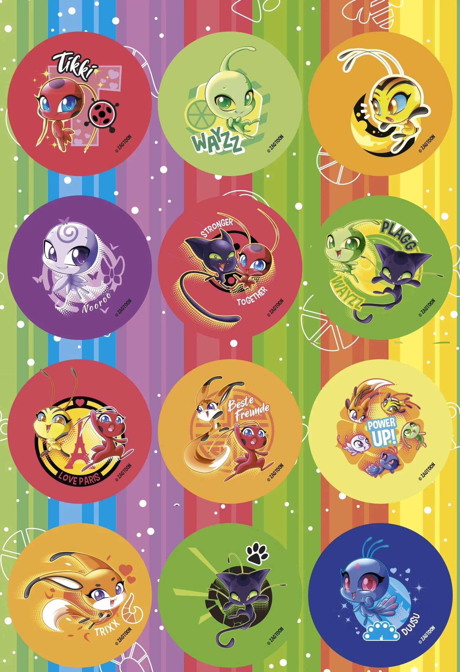 Miraculous: Mein großer Kwami-Block - Stickern und Malen: Sticker- und Malblock