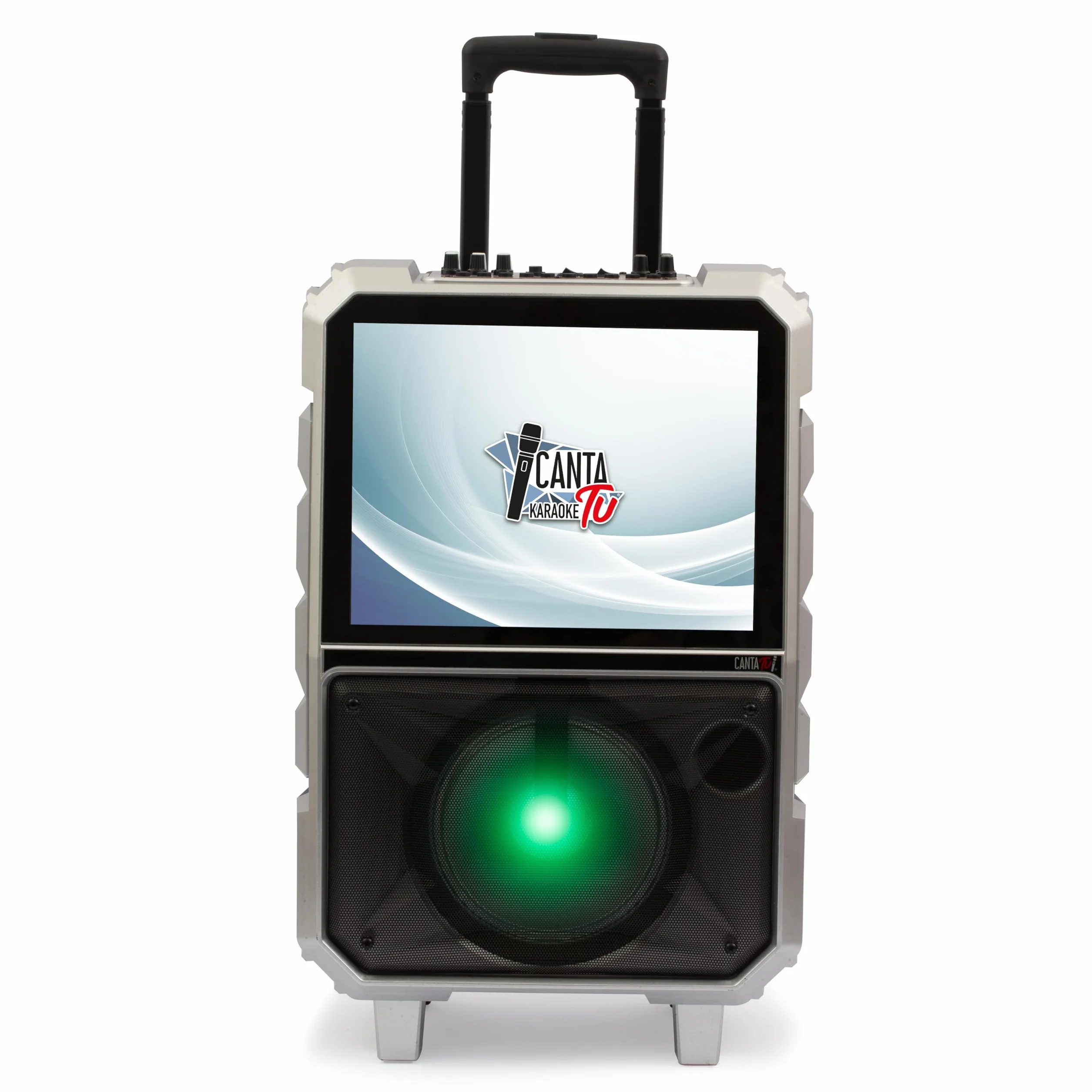 Canta Tu Karaoke 1.5 2024-karaoke profesjonalny z mikrofonem bezprzewodowym, nowy system operacyjny, szerszy wyświetlacz dotykowy, połączenie Wi-Fi, efekty głosowe, akumulator, zmieniacz głosu,