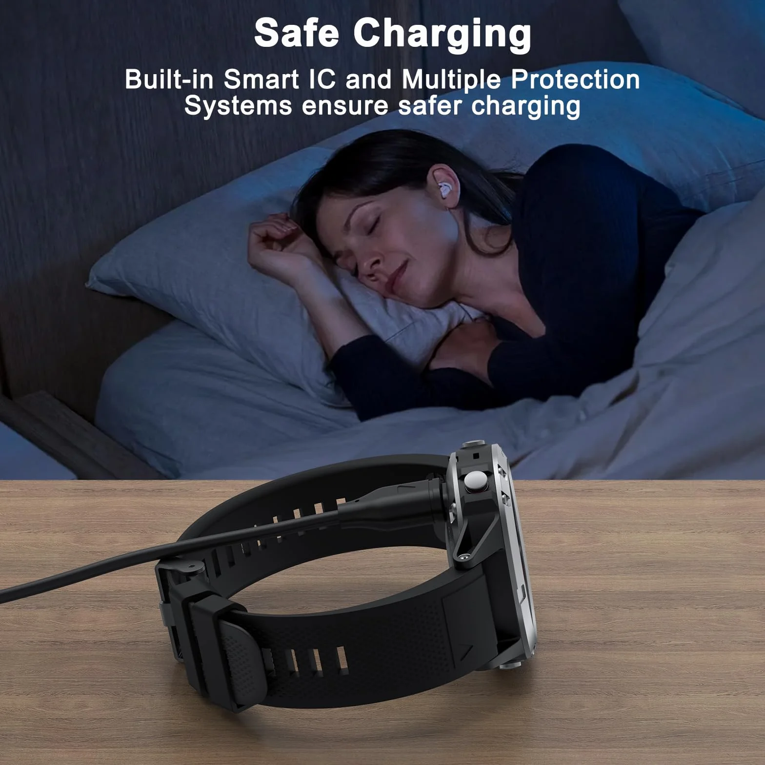 Oumida Kabel do ładowania Garmin Instinct i Solar, stacja ladująca USB-C Charger Dock dla Garmin Instinct 2