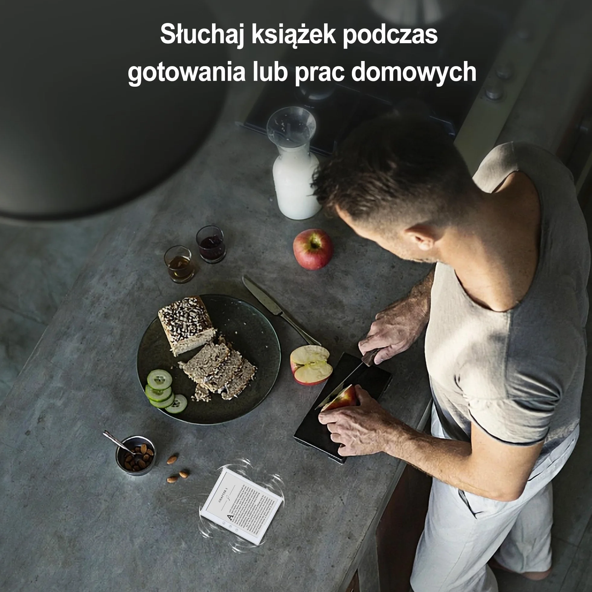 Veidoo 5.8 Cala Czytnik Książek Elektronicznych, Ekran Dotykowy HD, Technologia Carta E-Ink, 32GB ROM, WiFi, Długa Żywotność Baterii (Biały)