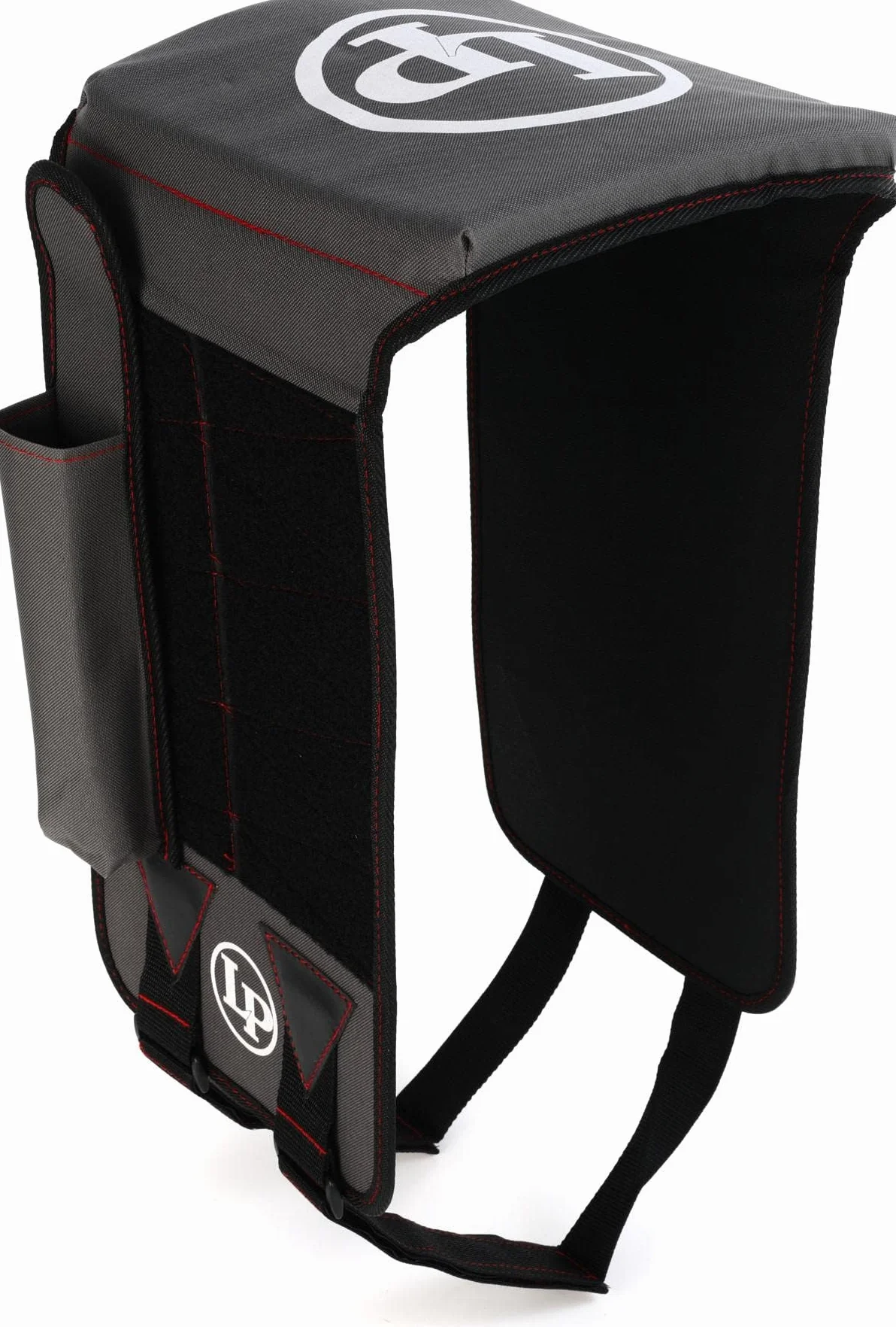LP Latin Percussion Cajón Saddle LP-CJS Sattel, gepolsterte Sitzfläche und Seitentaschen