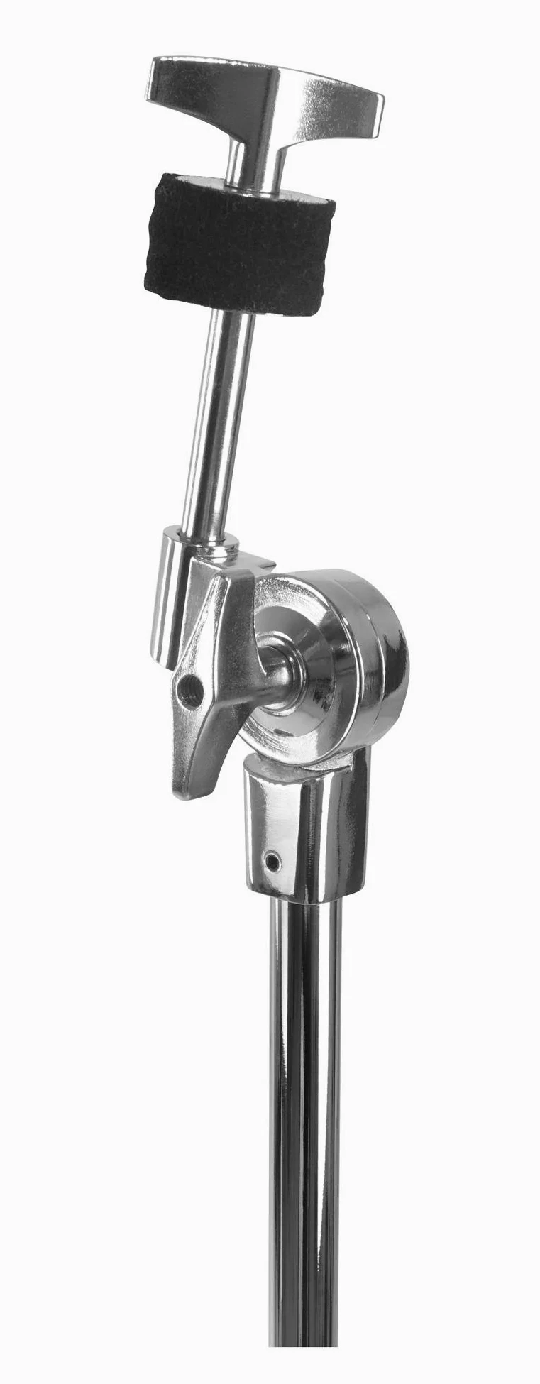 XDrum Stojak na umywalkę Semi – stojak Cymbal z regulacją wysokości w zakresie 70-140 cm – praktyczny system Memory Lock – podwójny i stabilny – srebrny