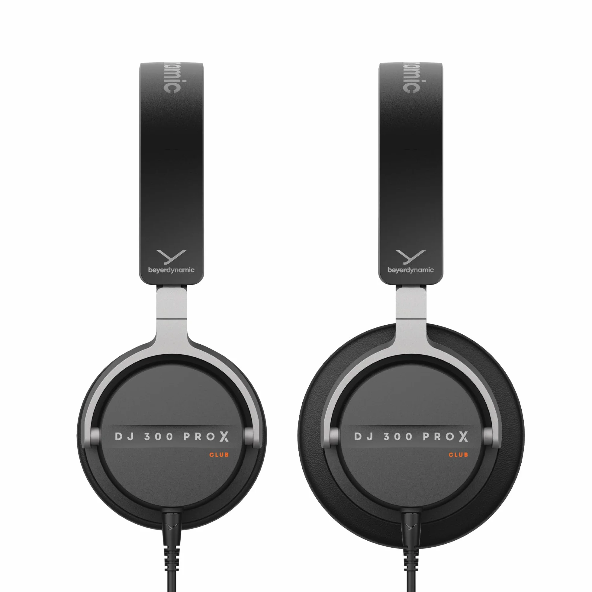 beyerdynamic DJ 300 PRO X CLUB profesjonalne słuchawki dla DJ 2 w 1, zmiana na słuchawki nauszne jako elastyczna funkcja stylu i użytkowania dla profesjonalnych DJ-ów