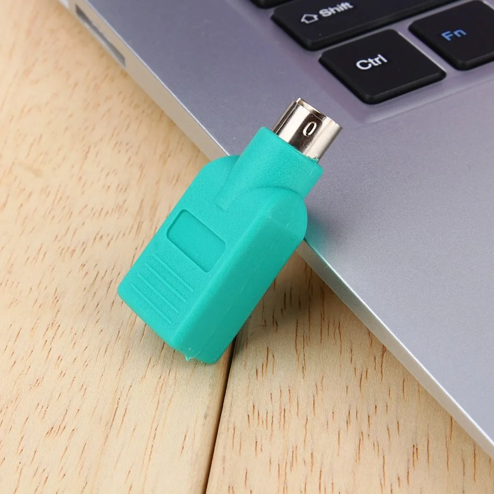 VGEBY Adapter USB żeński na PS2 męski wymienny konwerter USB dla klawiatury i myszy