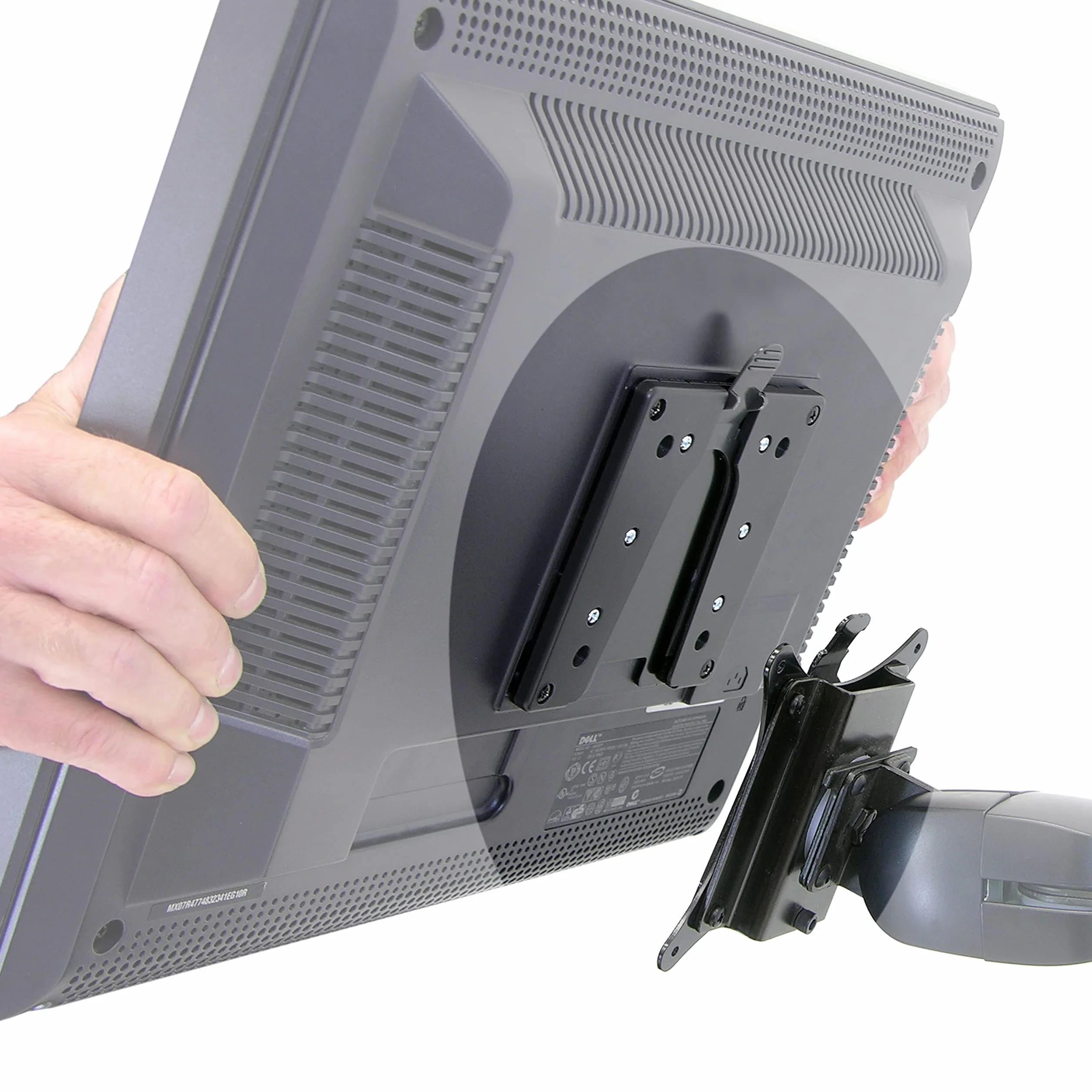 Ergotron Uchwyt LCD Quick Release - Uchwyt monitora - czarny