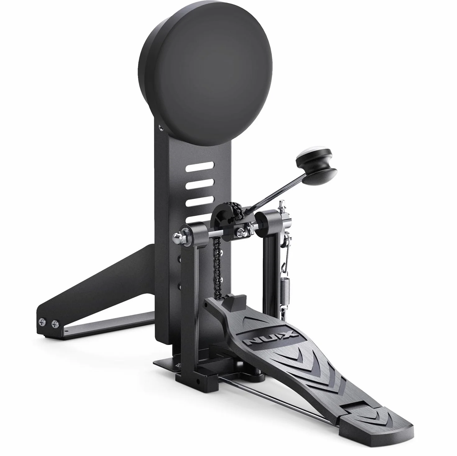 NUX DM-210 cyfrowy zestaw perkusyjny, cyfrowy zestaw perkusyjny z głowicami z siateczki (technologia Dual-Trigring, Aux-In, Bluetooth, funkcja Coach, port USB do MIDI i SoundLibrary, wyjście