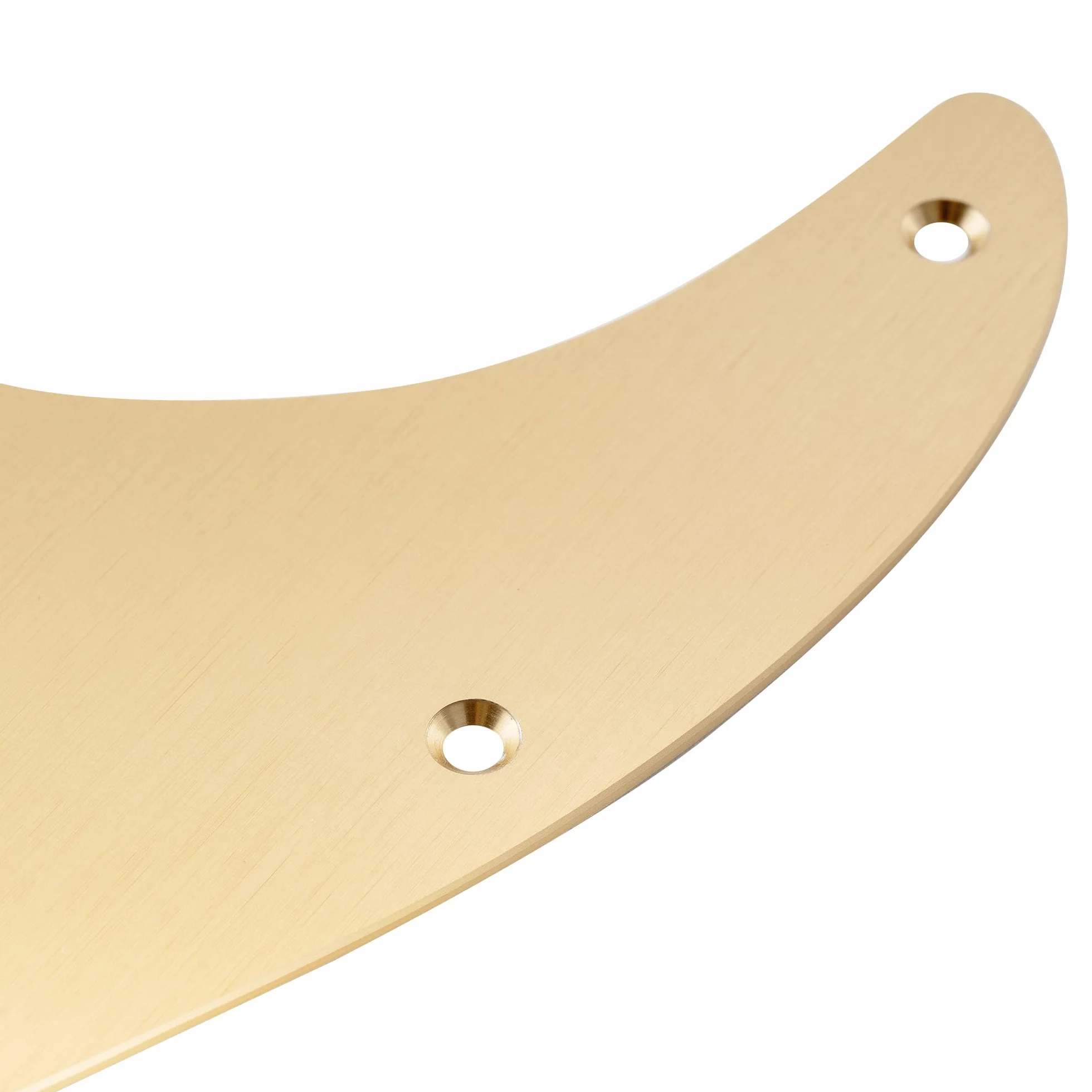 Musiclily Pro 13 Otworów Aluminium Maskownica P- Bass Pickguard do Fender American Standard Precision Bass, Złoty Anodowany
