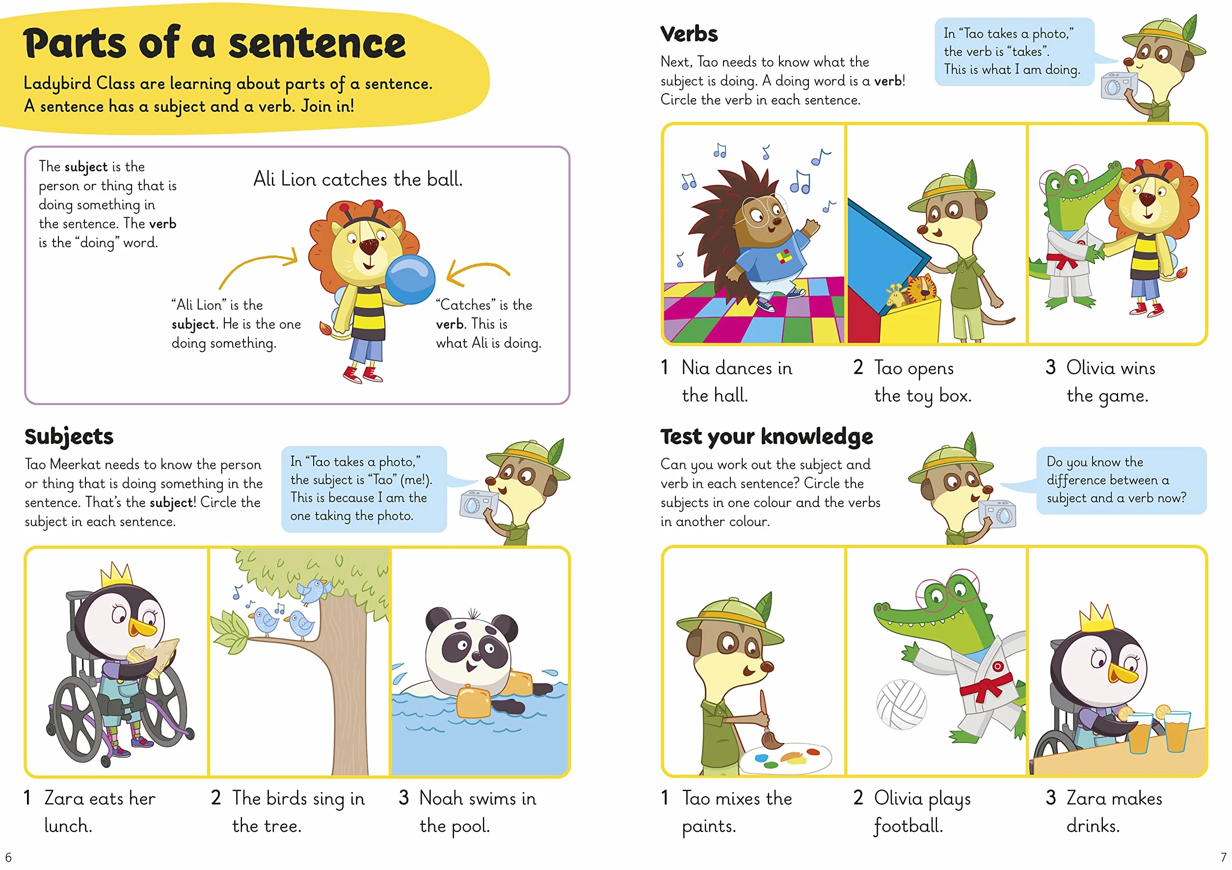 First Grammar: A Learn with Ladybird Activity Book 5-7 years: Ideal for home learning (KS1)