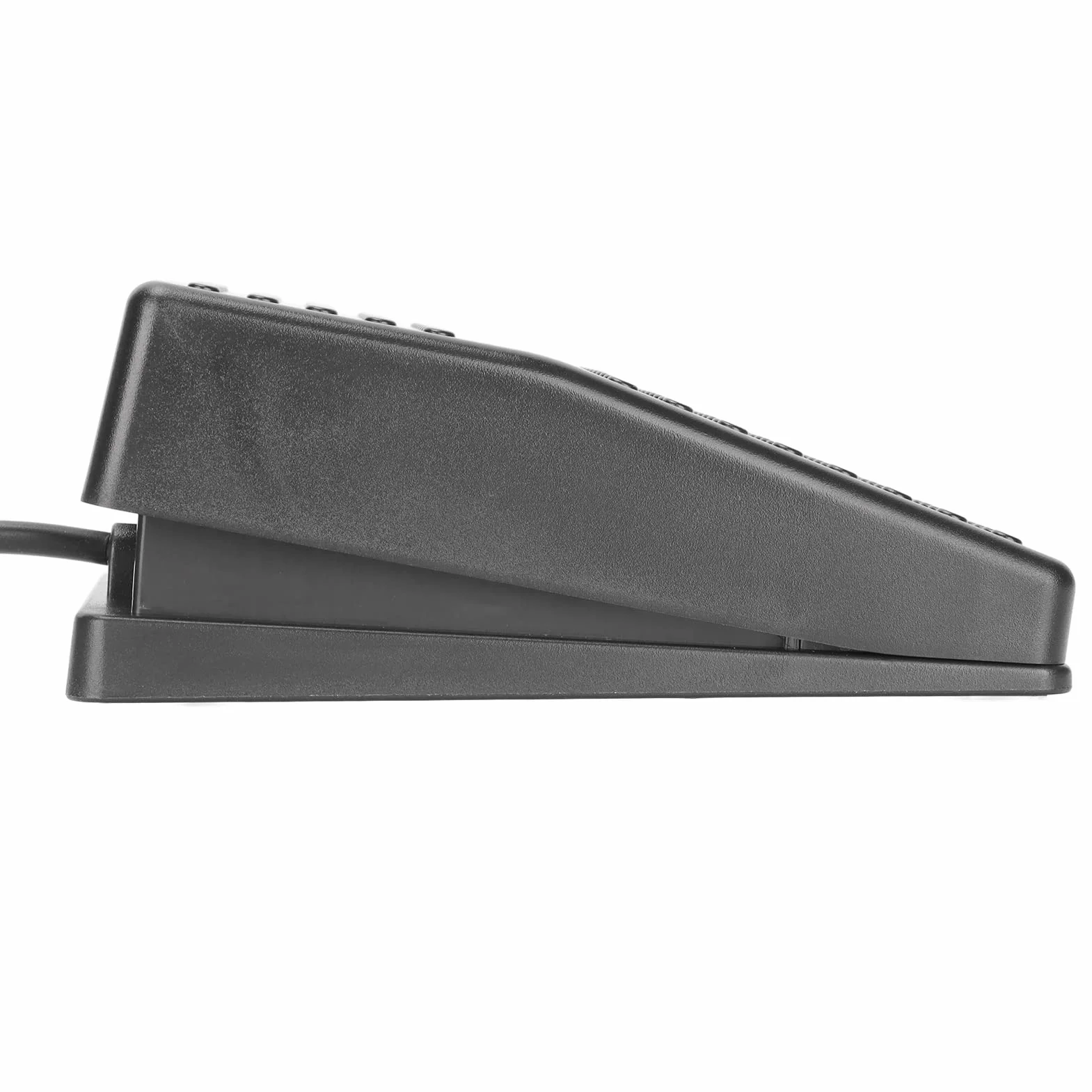 Shanrya Pedał przełącznika nożnego USB, funkcja regulacji pedału nożnego komputera wysoka czułość materiał ABS do uniwersalnych komputerów