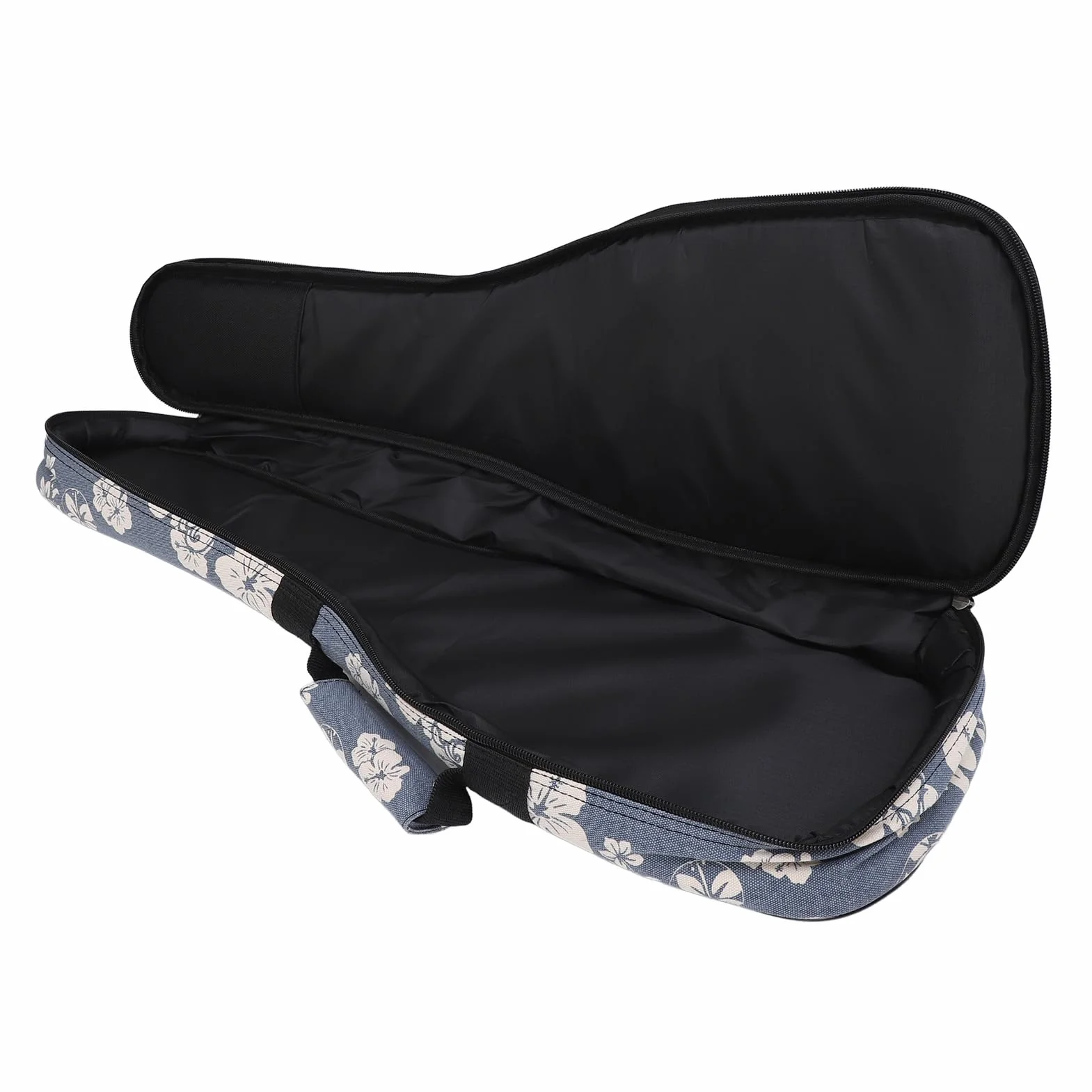 Torba na Etui na Ukulele, Wyściółka Wewnętrzna z Pianki o Dużej Pojemności Plecak na Etui na Ukulele z Regulowanymi Paskami na Ramiona na Koncert, Sopran, Tenor (23 cale)