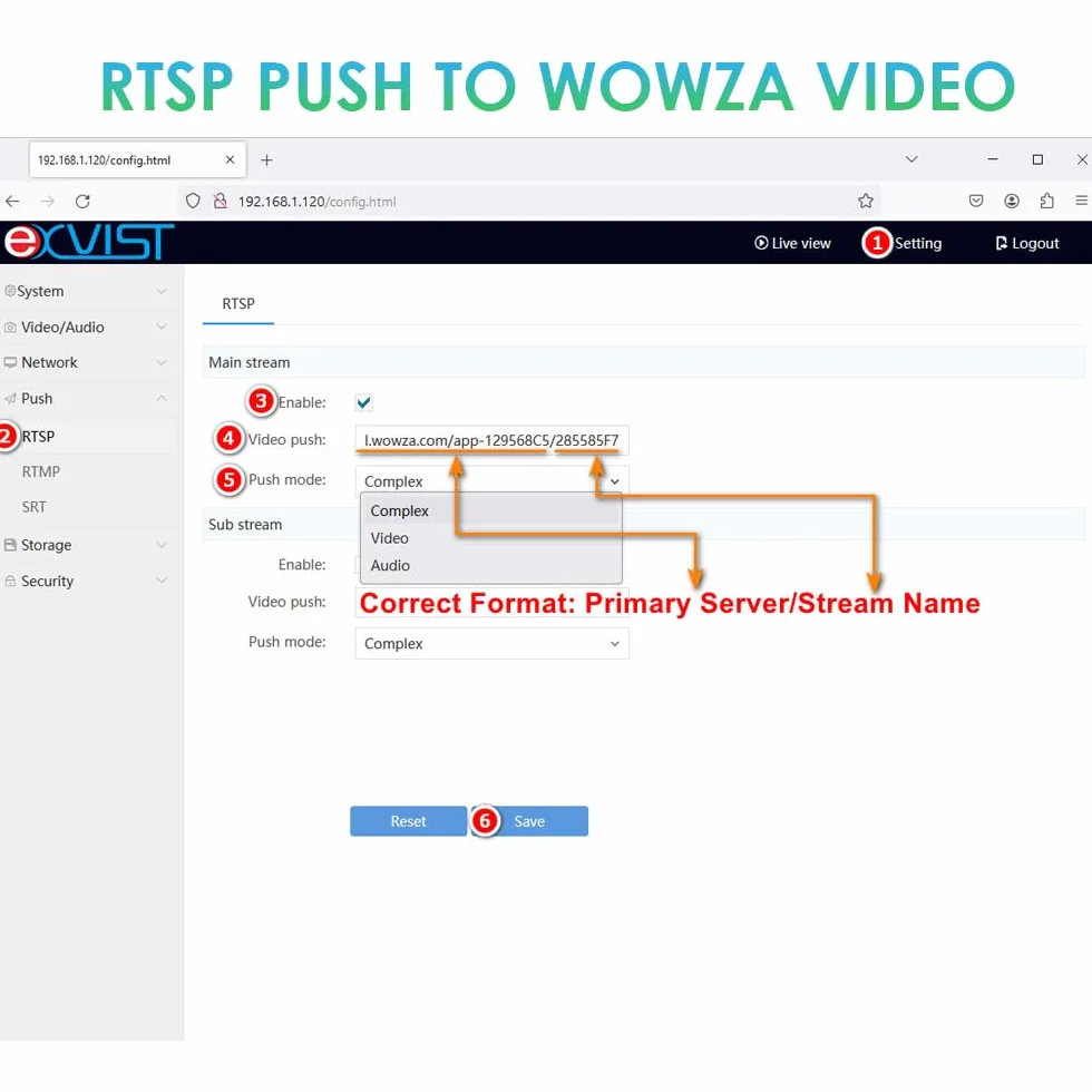 EXVIST H.265 1080P PoE HDMI koder wideo z gniazdem na kartę SD maks. 128G DDNS HTTP RTMP RTSP SRT TS UDP Compatible with ONV/HK do IPTV Live Streaming do YouTube, Facebook, Vimeo itp.