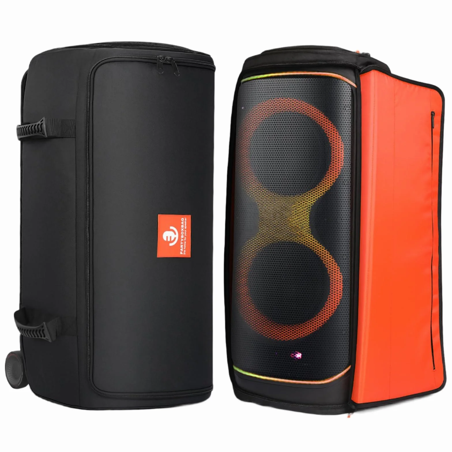 Torba na głośnik kompatybilna z JBL PartyBox 720 przenośny głośnik, torba podróżna na zewnątrz, torba na ramię, kieszenie do przechowywania kabla do ładowania i akcesoria