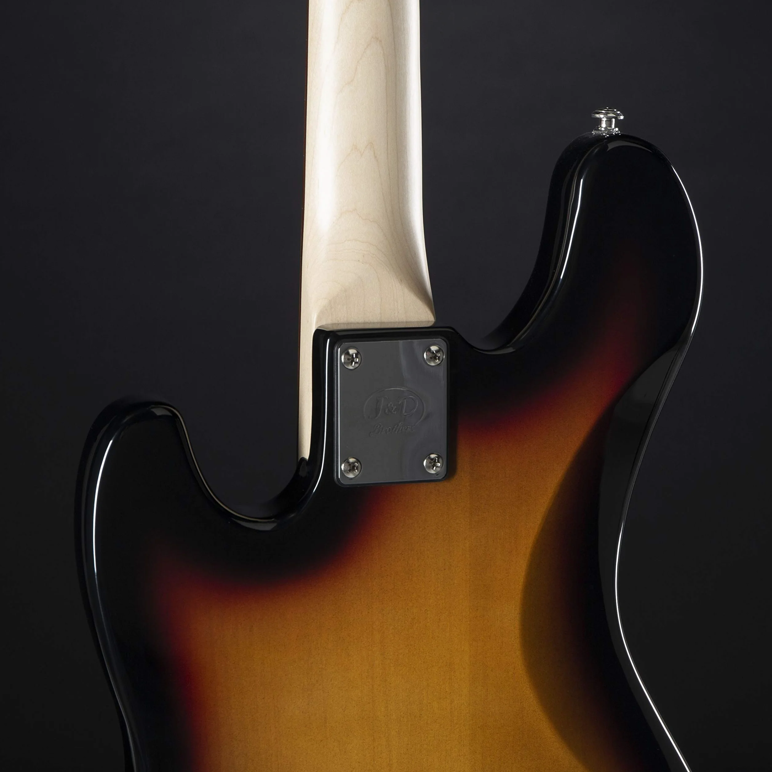 J & D JB-3TS Electric Bass 4-String Gitara Basowa 3-Tone Sunburst