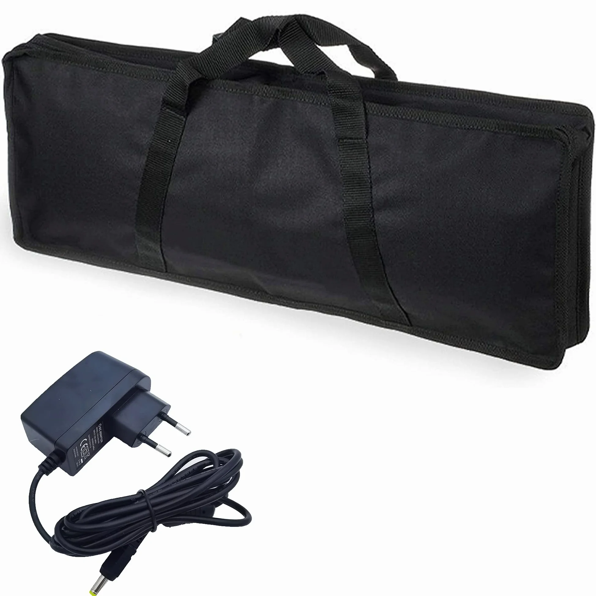 Torba typu Casio - dla modelu SA - Carry CASIO Mini keyboard (SA-46/ SA-47/ SA-76/SA-77), z zasilaniem ffalstaff - czarny bez wyściełanego płótna torba