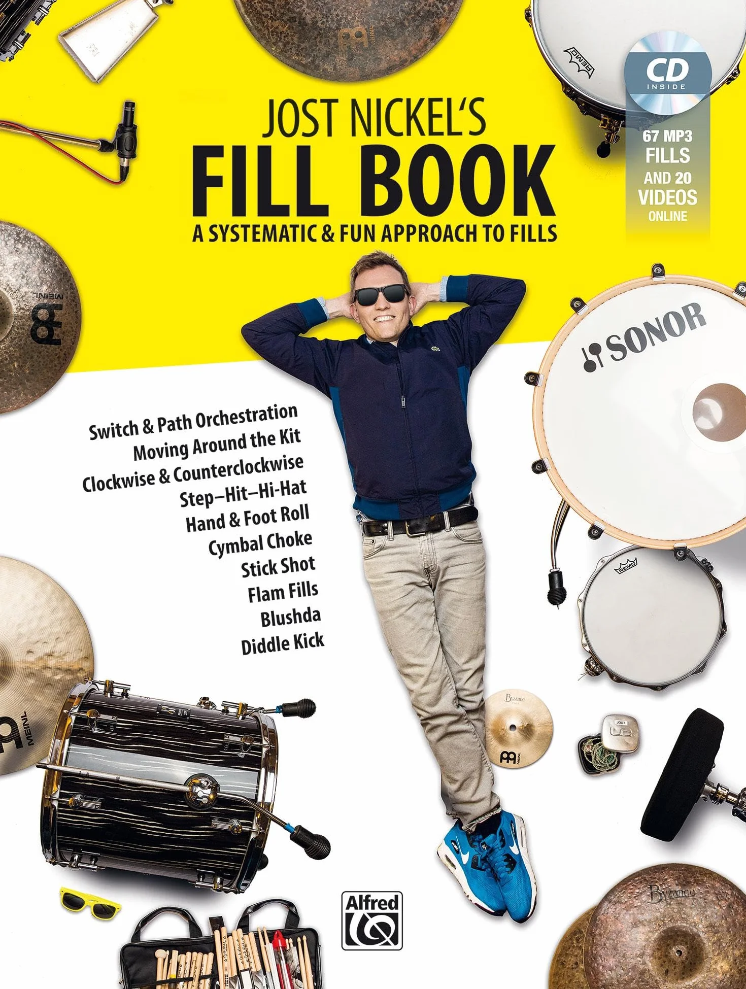 Jost nickel's fill book, a systematic and fun approach to fills (book and mp3-cd)
