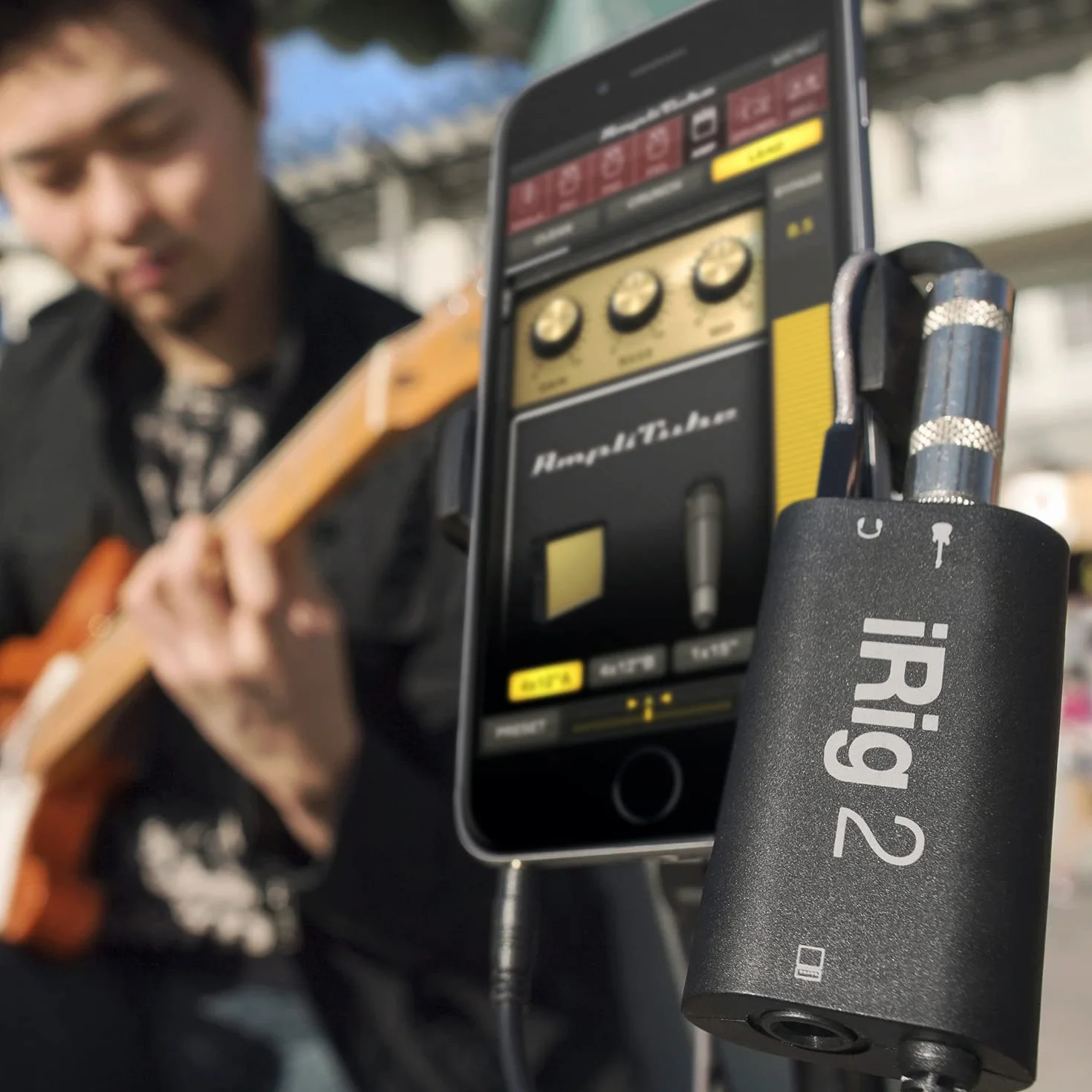 Ik Multimedia Interfejs Gitarowy Analogowy, Czarny, S