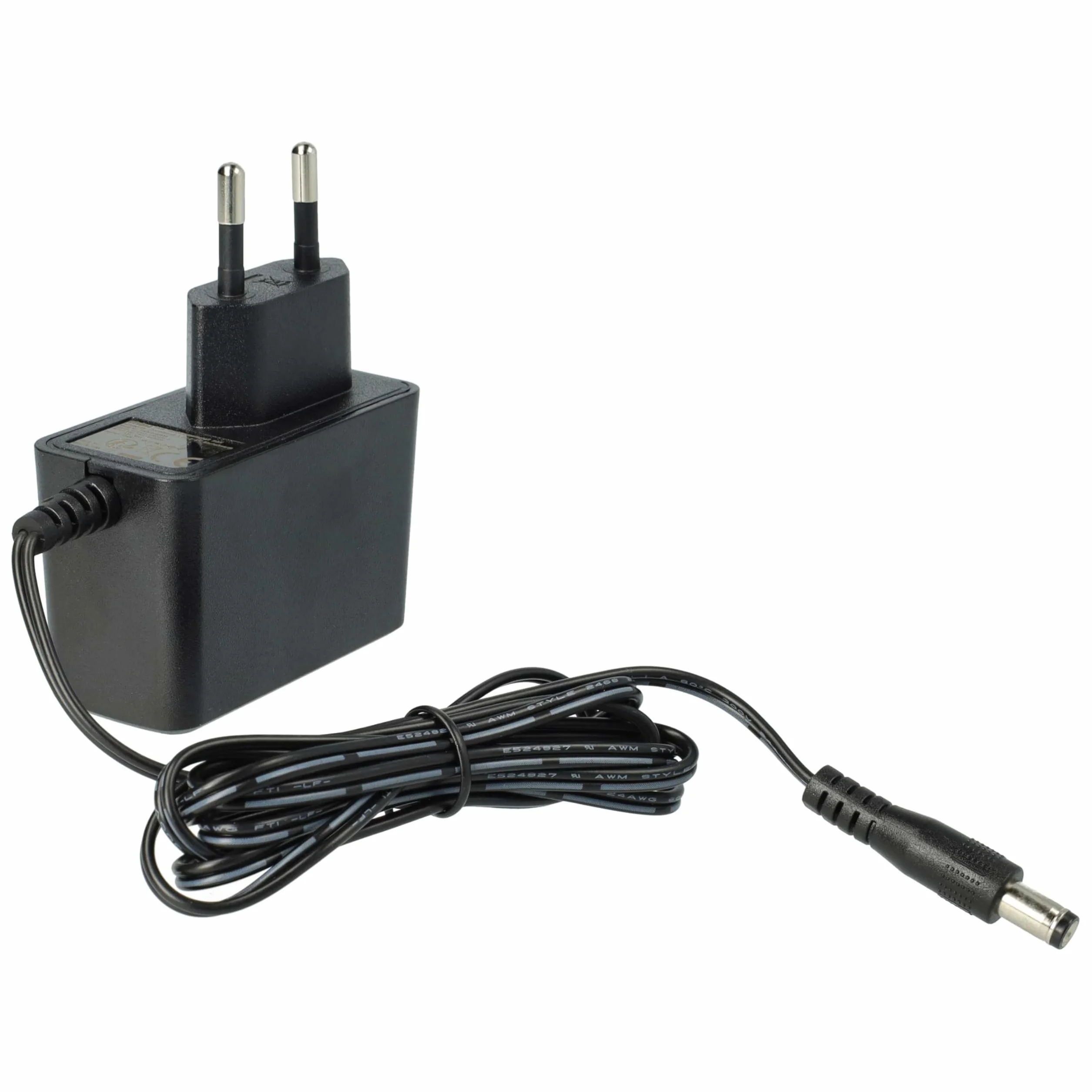 vhbw Wymienny zasilacz sieciowy do Yamaha PA-130, PA-130A, PA-3, PA-3B, PA-3C, PA-5B do przenośnego pianina cyfrowego - kabel 120 cm