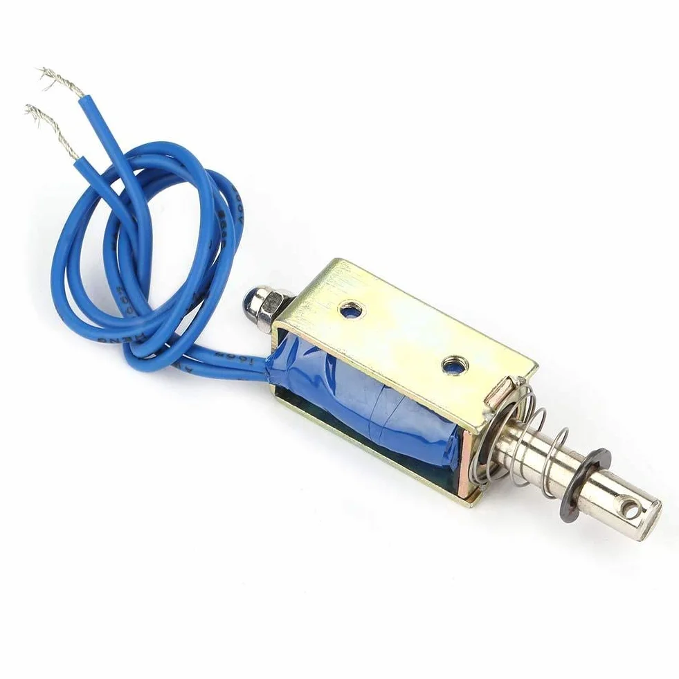 Elektromagnes, automatyzacja sterowanie 6/12/24 V DC 300 mA DC elektromagnes wyciągany 5 N obszar 10 mm (DC 12 V)