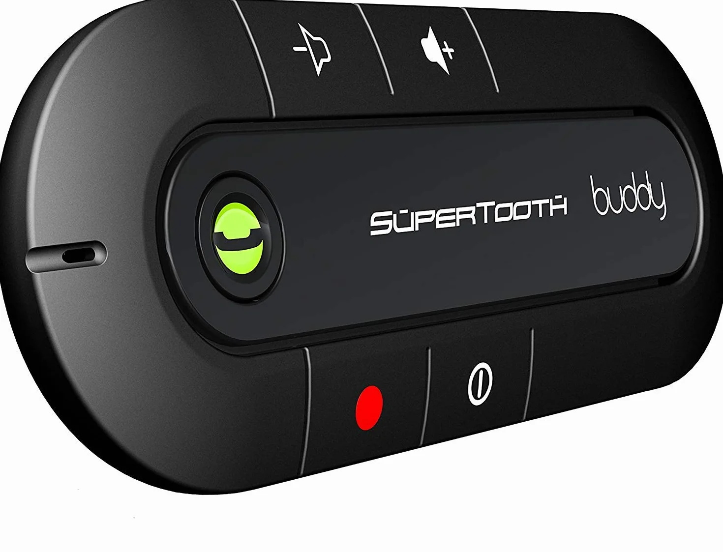 Buddy zestaw głośnomówiący Bluetooth Visor Speakerphone samochodowy do smartfonów, kompatybilny z iPhone, Samsung, Huawei, Google i innymi smartfonami komórkowymi, czarny