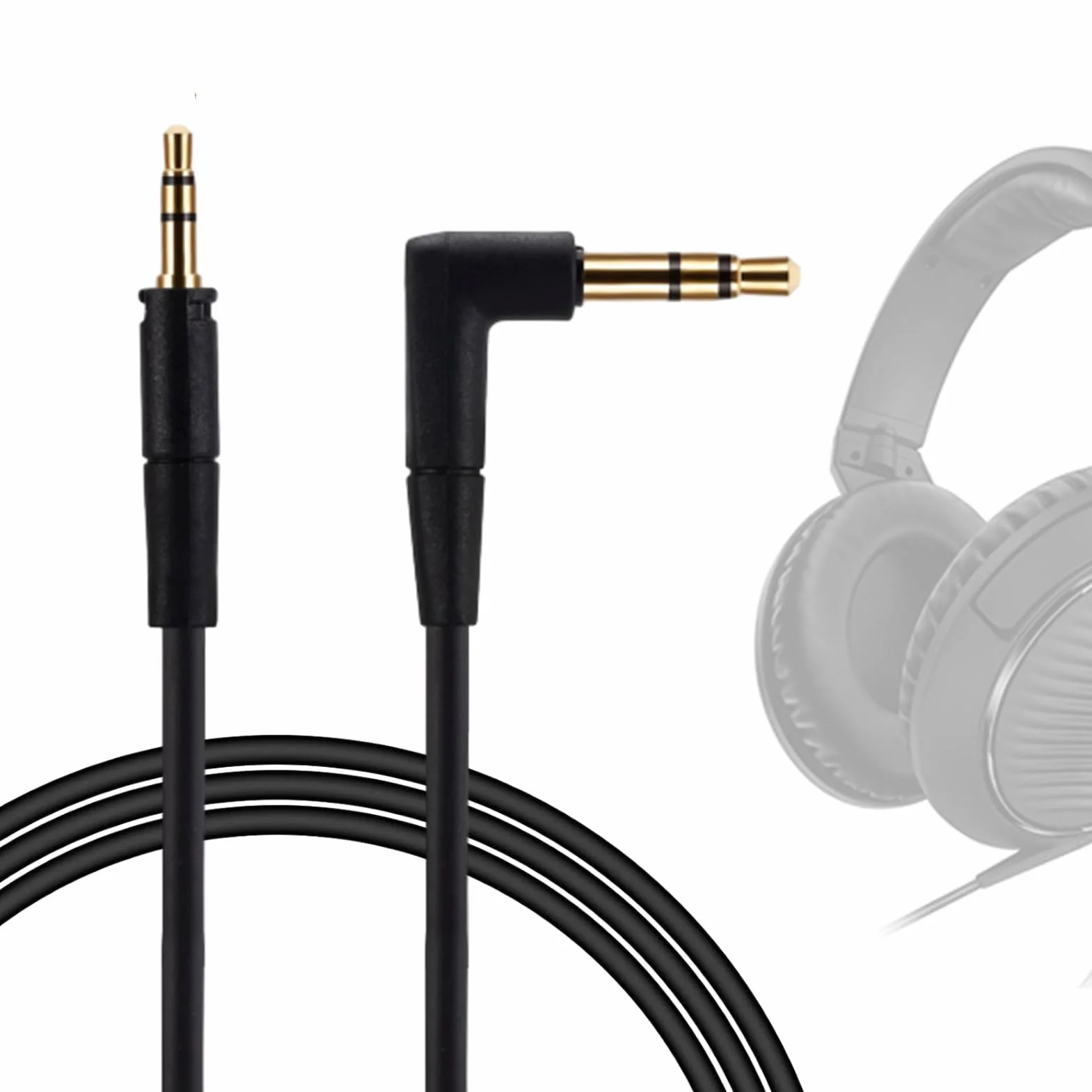 Zapasowy Kabel Audio do Słuchawek HD400S HD4.30 HD4.50BTNC Przewód 4,8 Stopy 2,5 Mm do 3,5 Mm