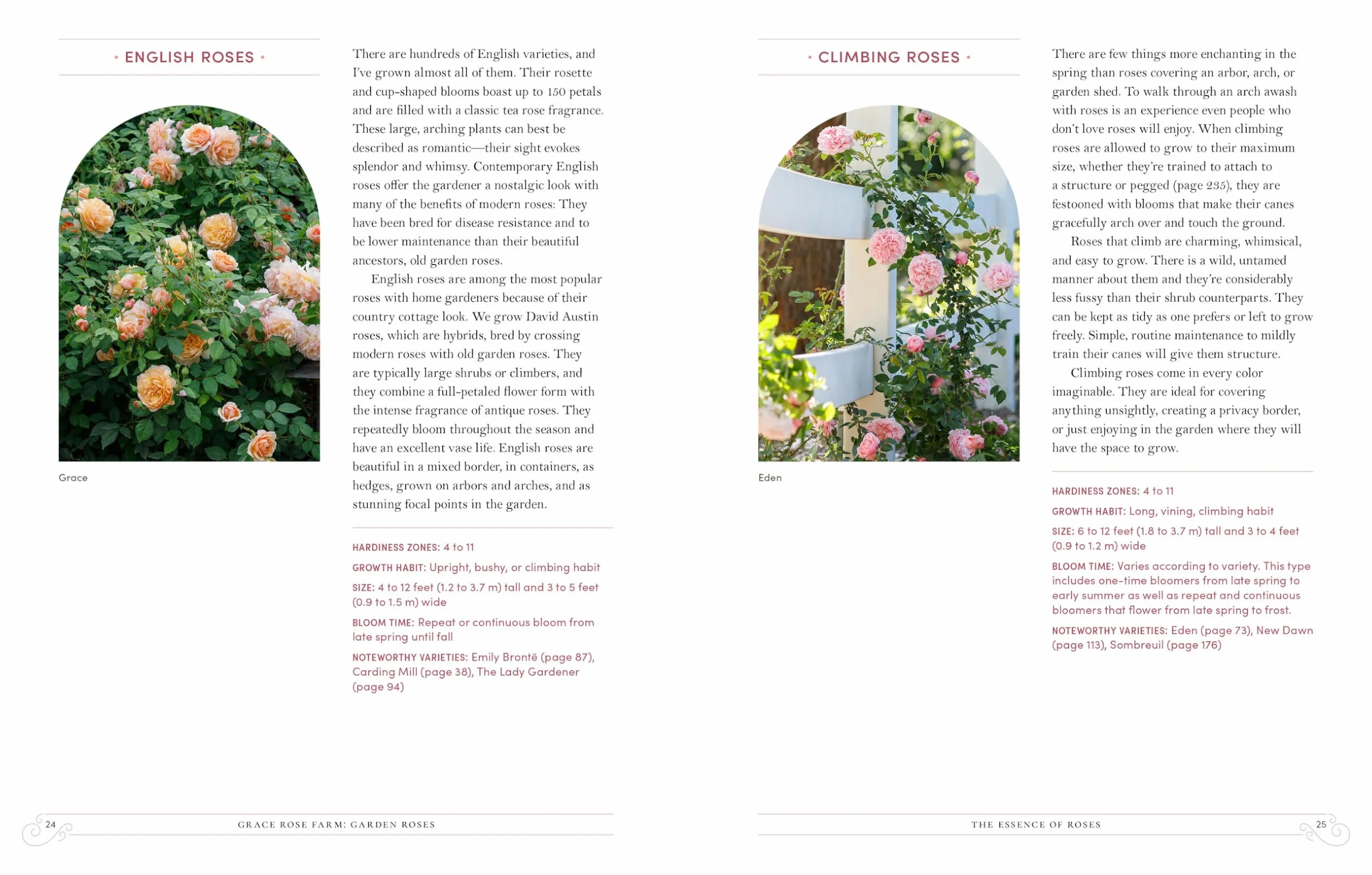 Grace Rose Farm: Garden Roses: The Complete Guide to Growing & Arranging Spectacular Blooms
