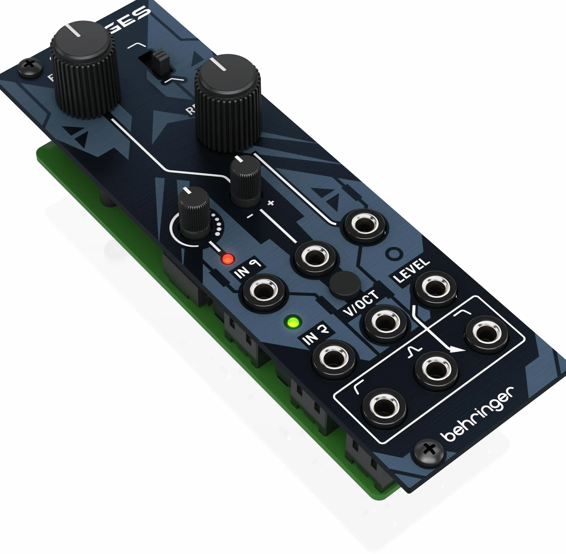 Behringer SURGES Płynny filtr wielomodowy do modułowego syntezatora Eurorack, filtr analogowy 12 dB/okt, LFO, sterowanie CV