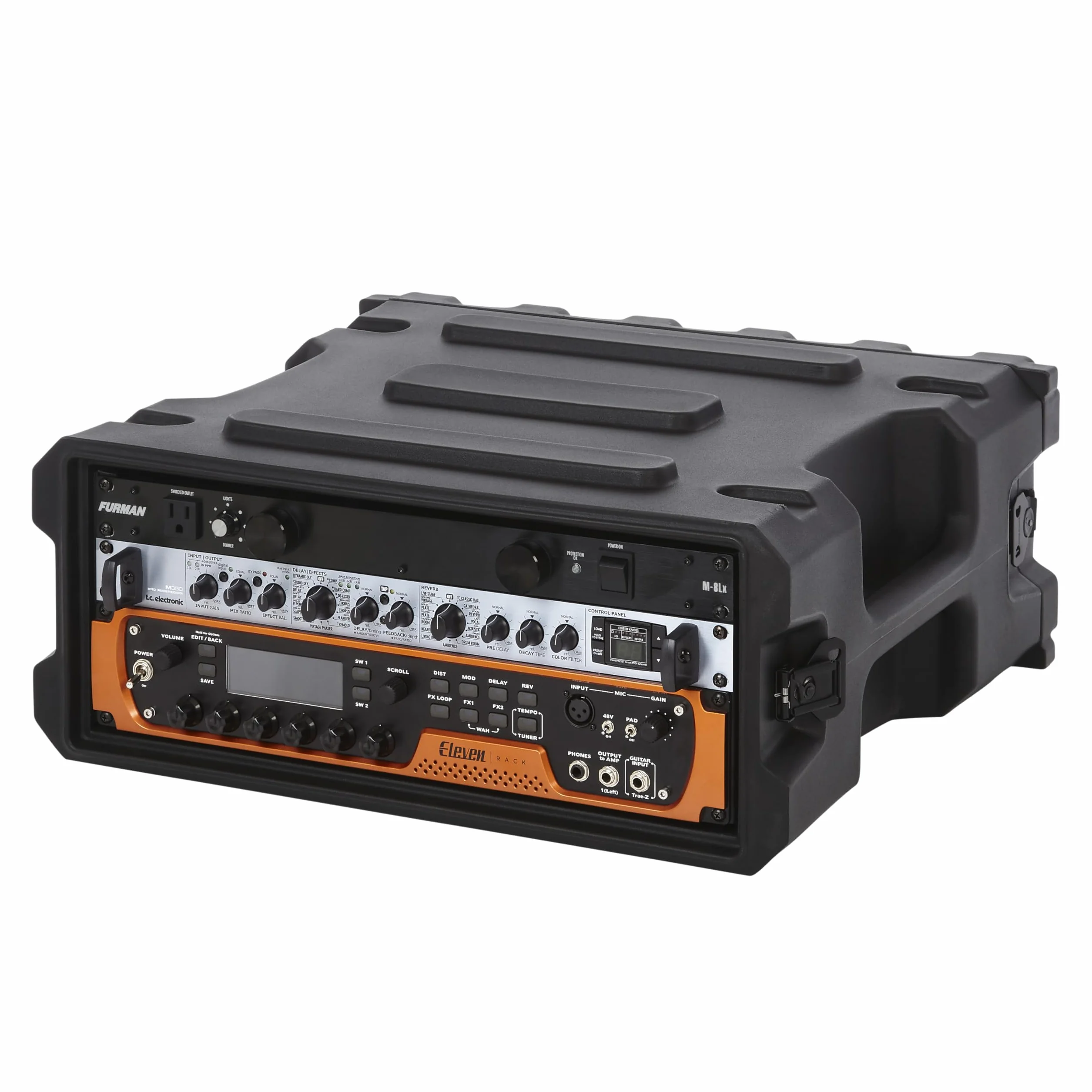 Gator Etui Pro Series formowane rotacyjnie 4U Rack Case ze standardową głębokością 48.3 cm; Made in USA (G-PRO-4U-19), czarne
