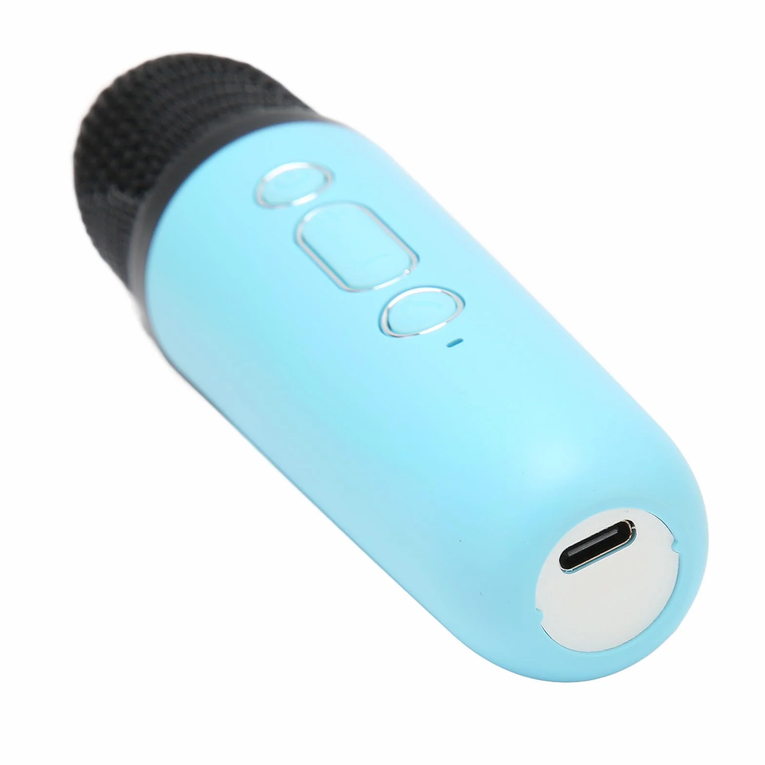 Przenośny Głośnik Bluetooth 5.3 Maszyna do Karaoke z 2 Mikrofonami Bezprzewodowymi Niebieski