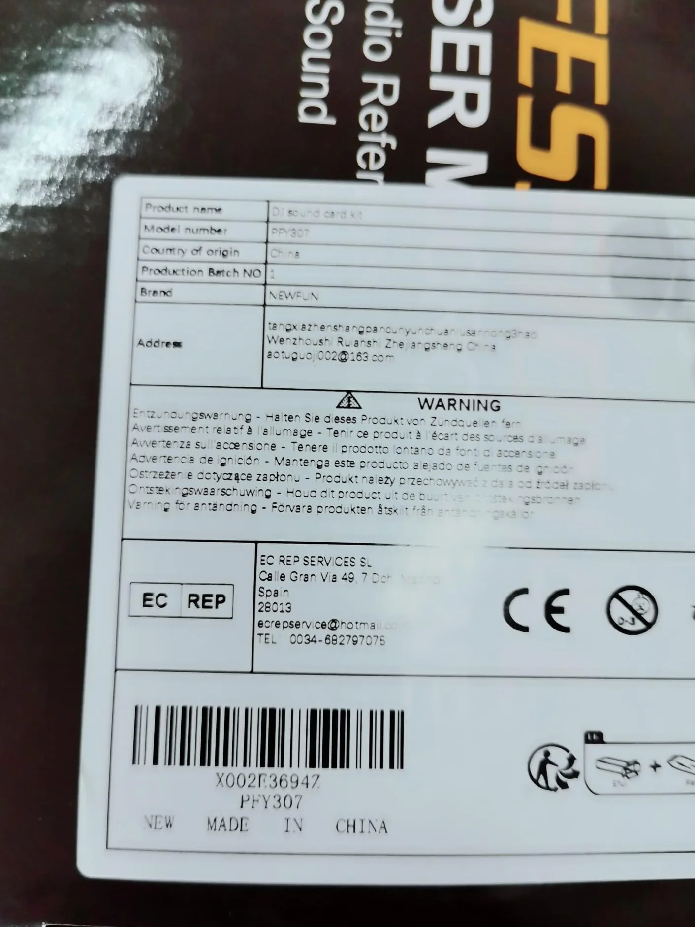 NEWFUN Mikser audio, karta dźwiękowa, mikser audio stereo Bluetooth z wieloma dźwiękami, kompatybilny z komputerem i smartfonem dla DJ-ów, nagrywania w studio, karaoke online
