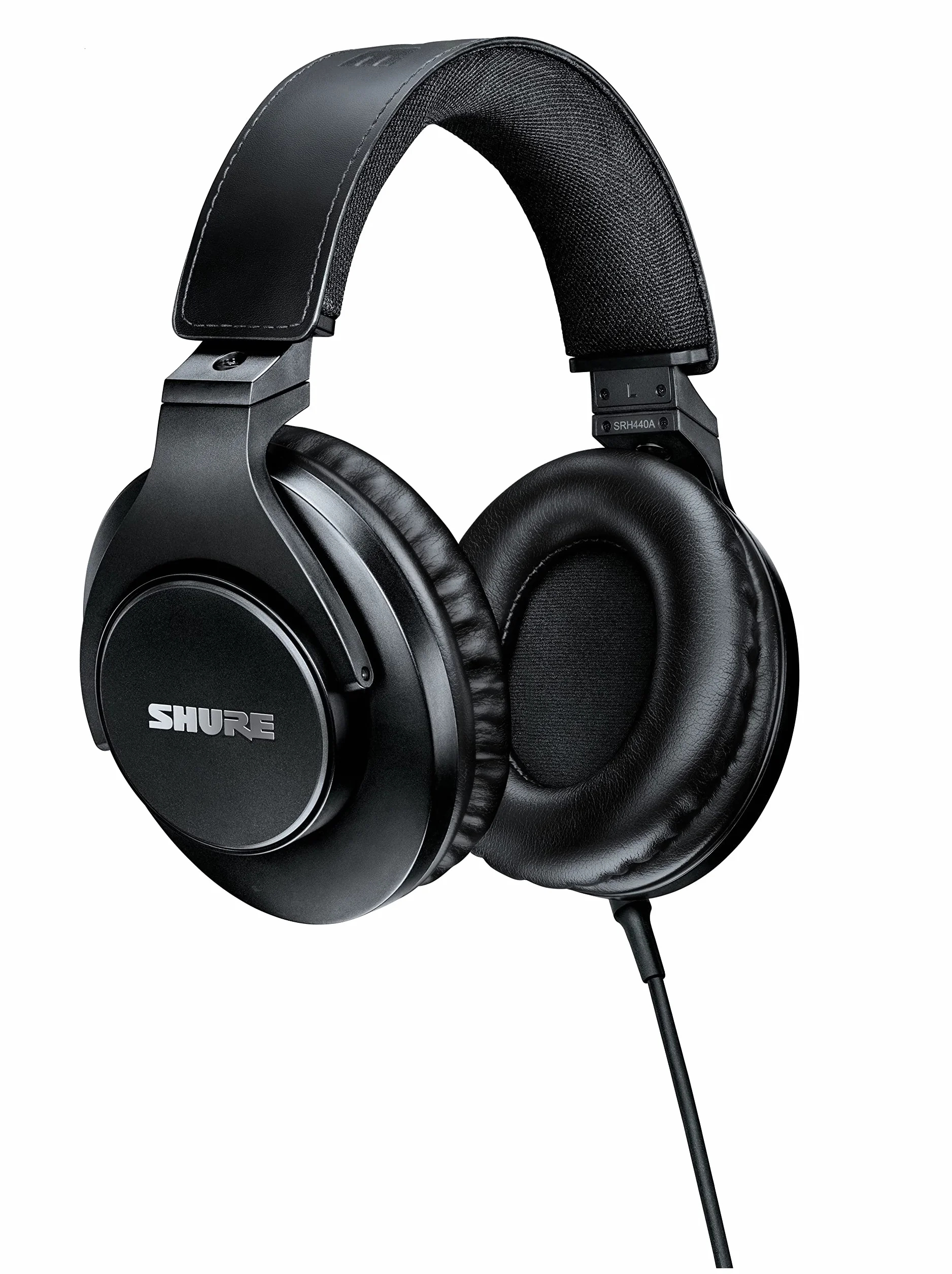 Shure SRH440A Słuchawki przewodowe do monitorowania i nagrywania, profesjonalna ocena studyjna, ulepszona reakcja częstotliwości - wersja 2022