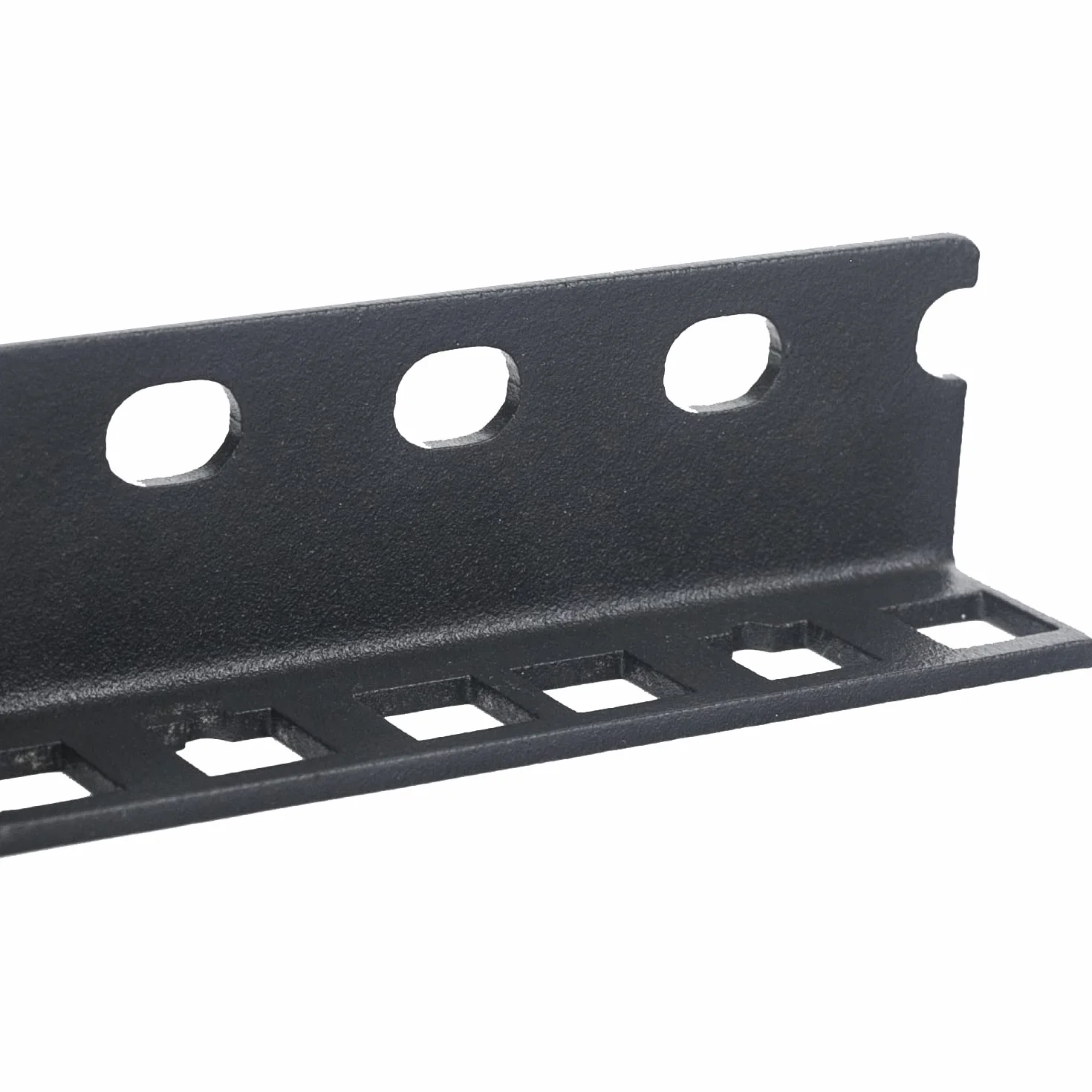 HMF 66802-02 szyna rack do szafy serwerowej | 2 sztuki | 10 cali | 2 HE | czarna