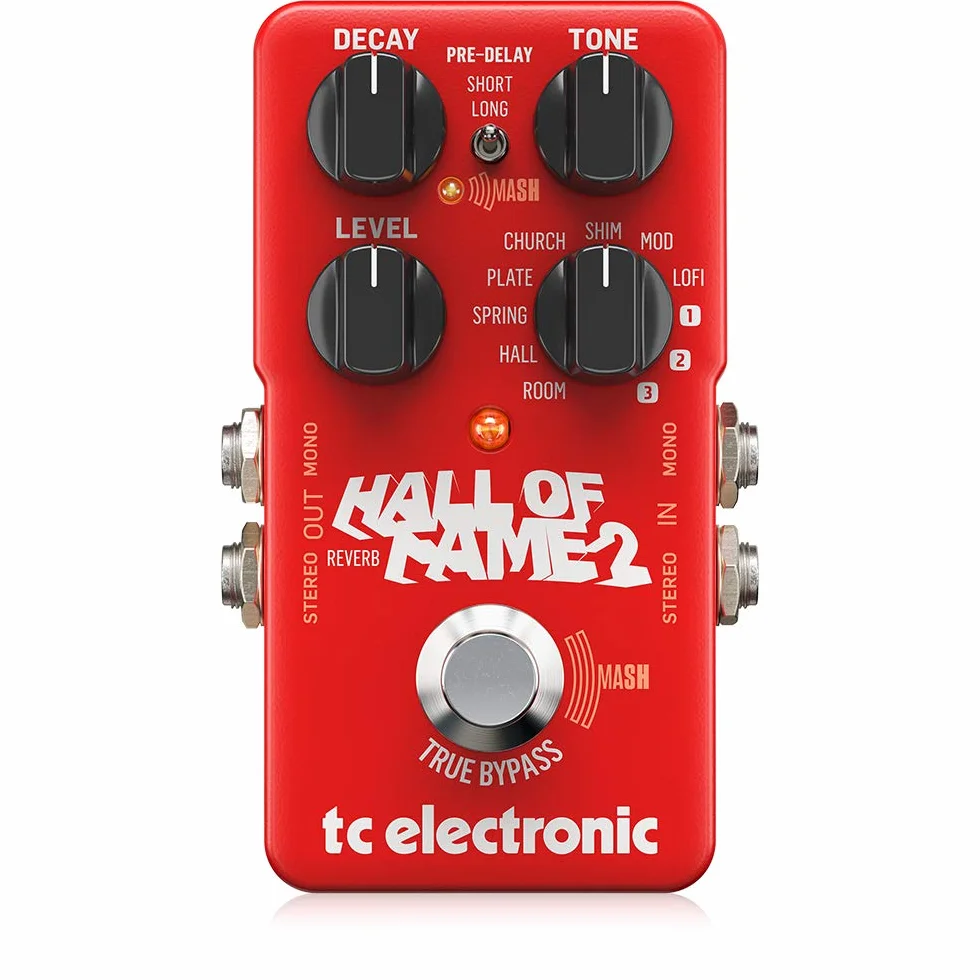 TC Electronic HALL OF FAME 2 REVERB Pedał pogłosu z MASH i Shimmer