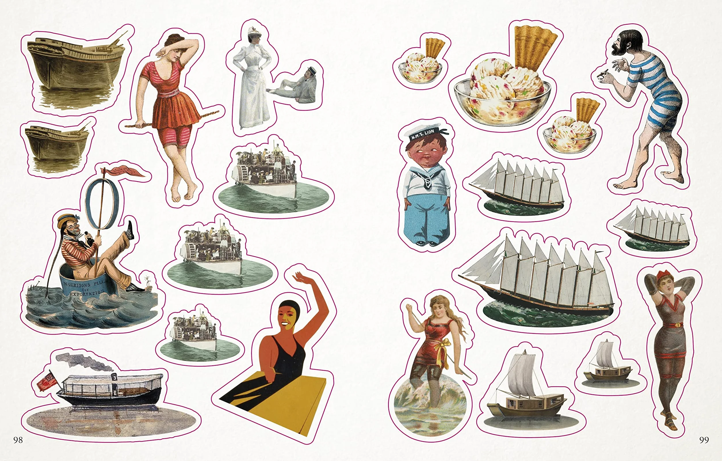 The Seashore Sticker Anthology: With More Than 1,000 Vintage Stickers